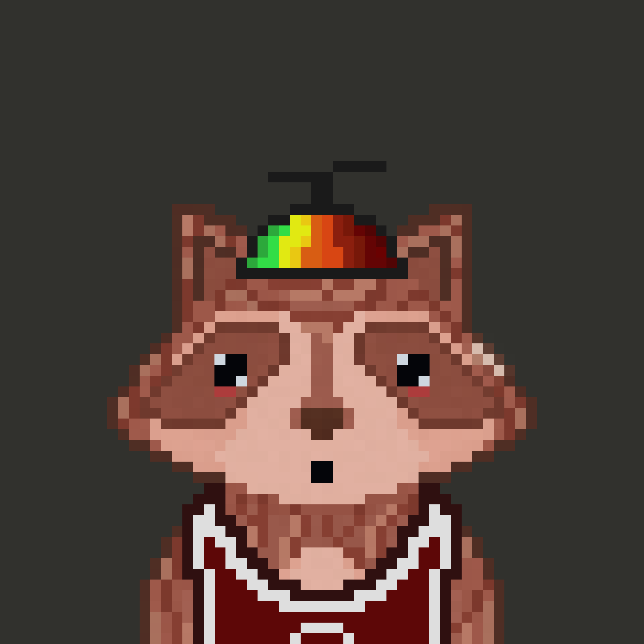 Pixel Raccoon #585 NFT on Algorand