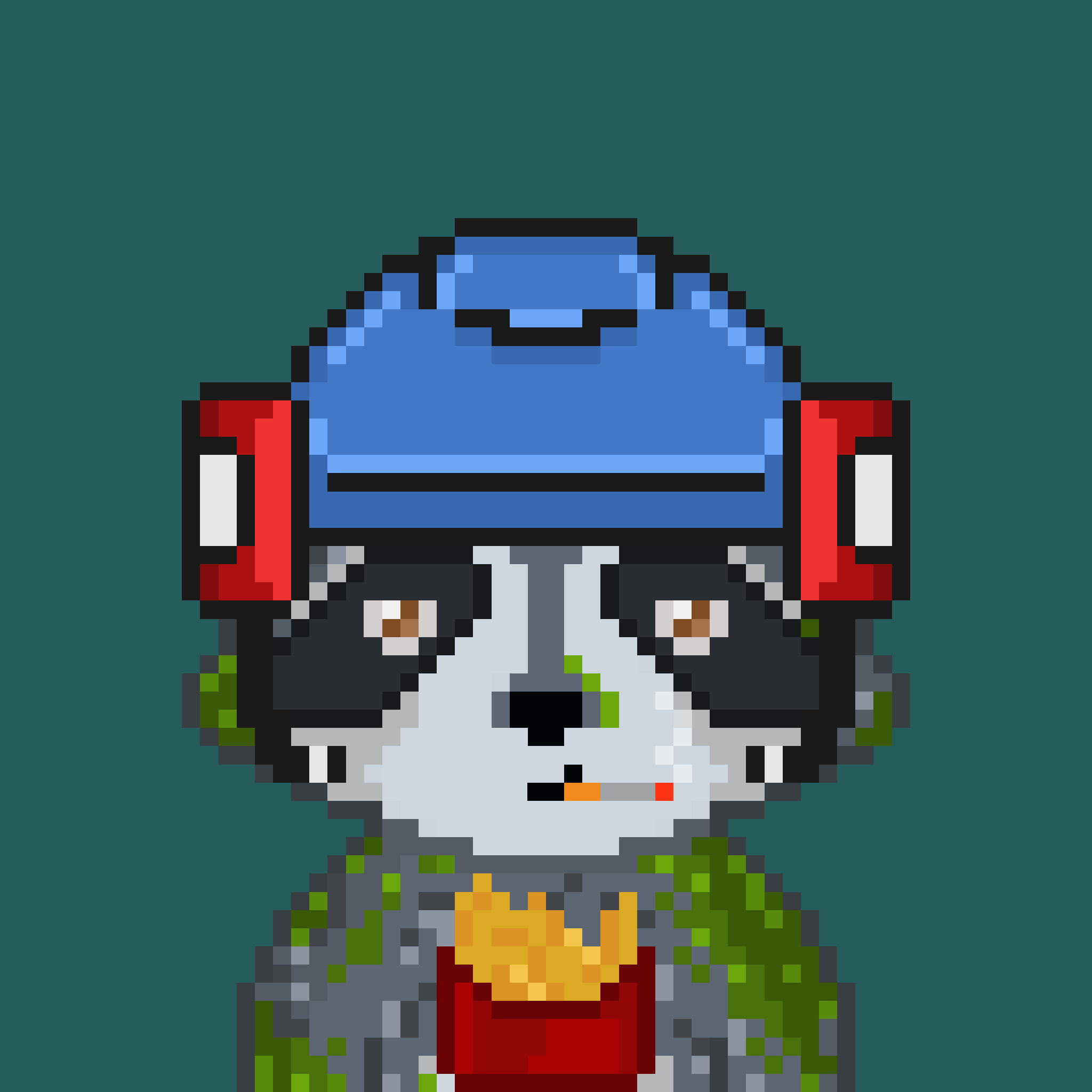 Pixel Raccoon #590 NFT on Algorand