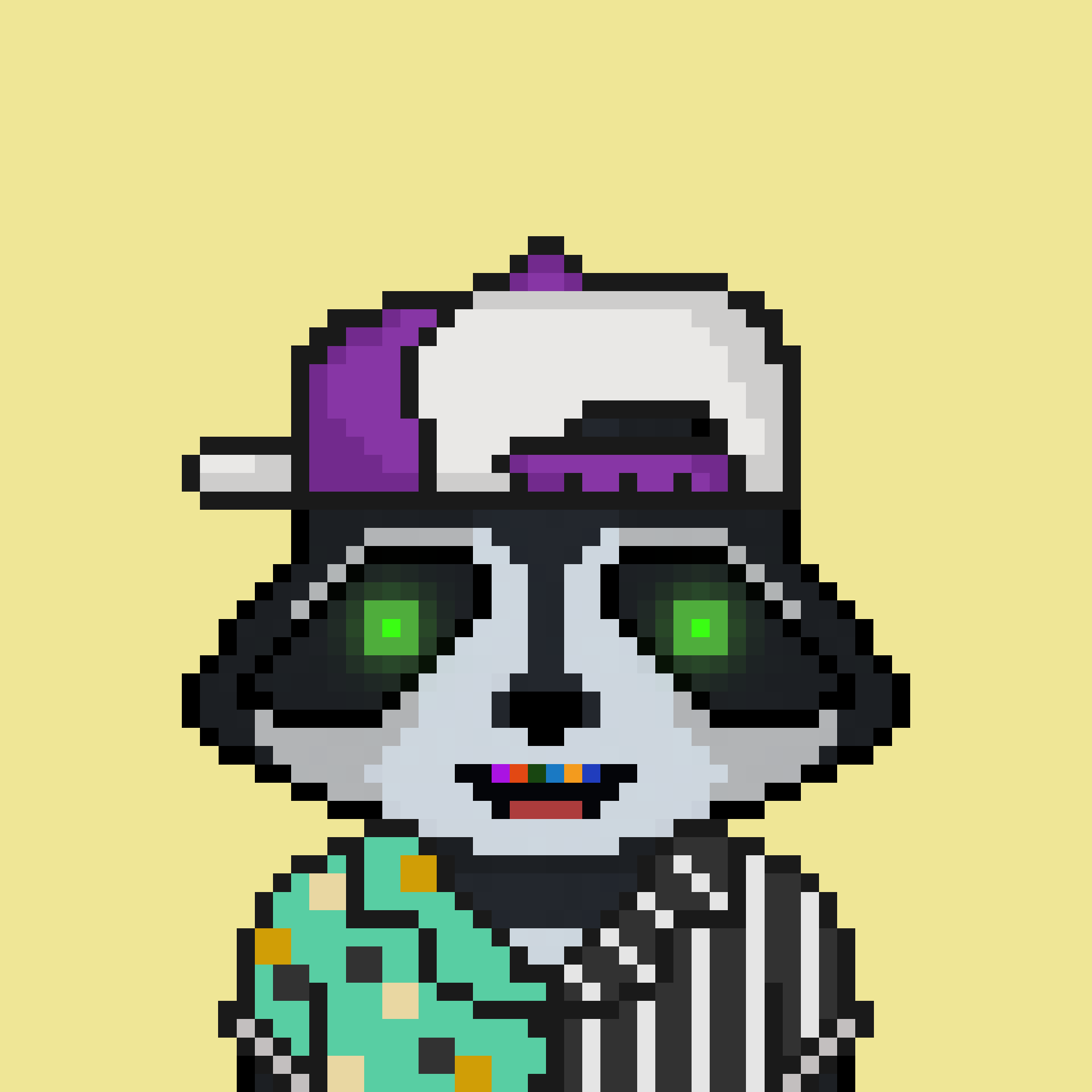 Pixel Raccoon #597 NFT on Algorand