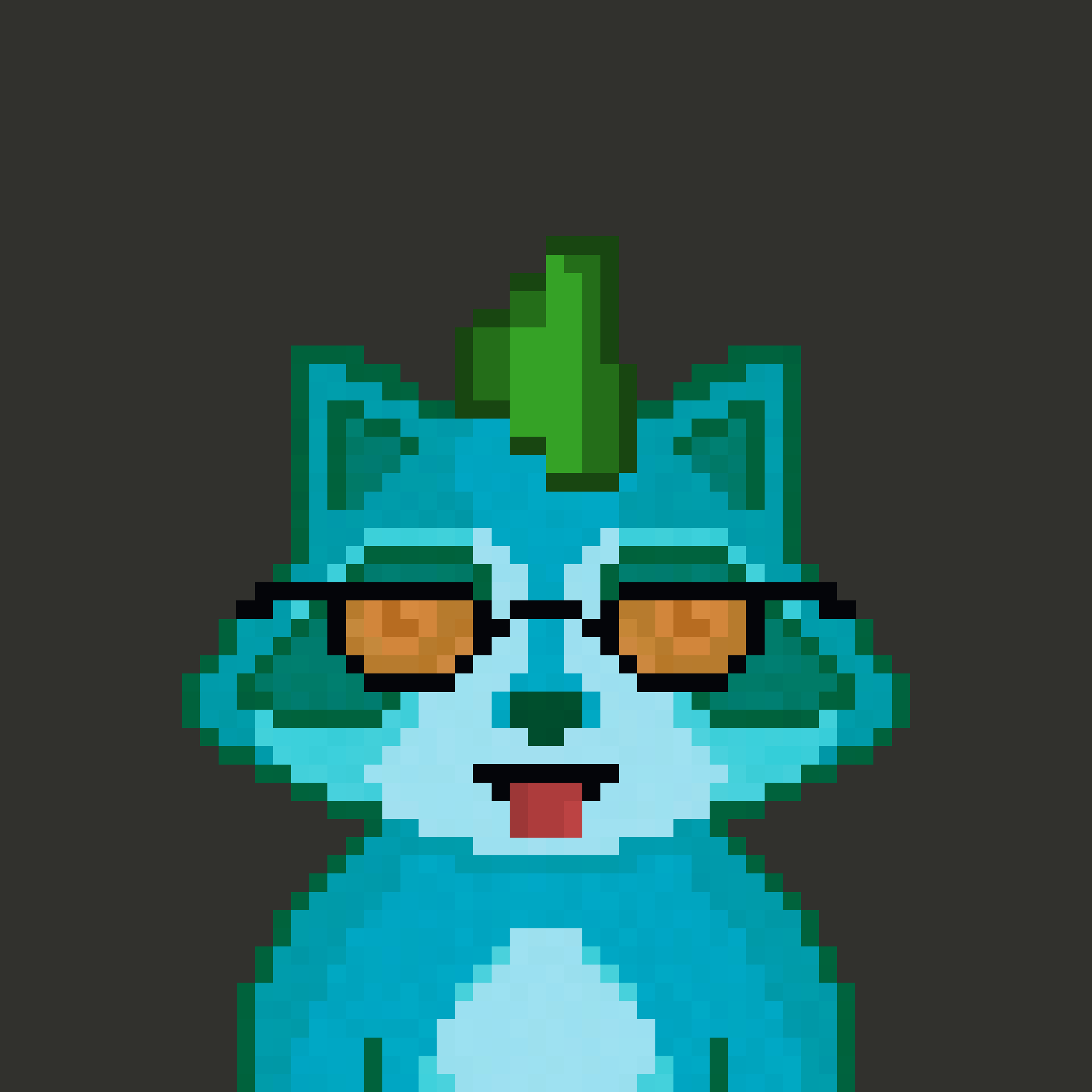 Pixel Raccoon #600 NFT on Algorand