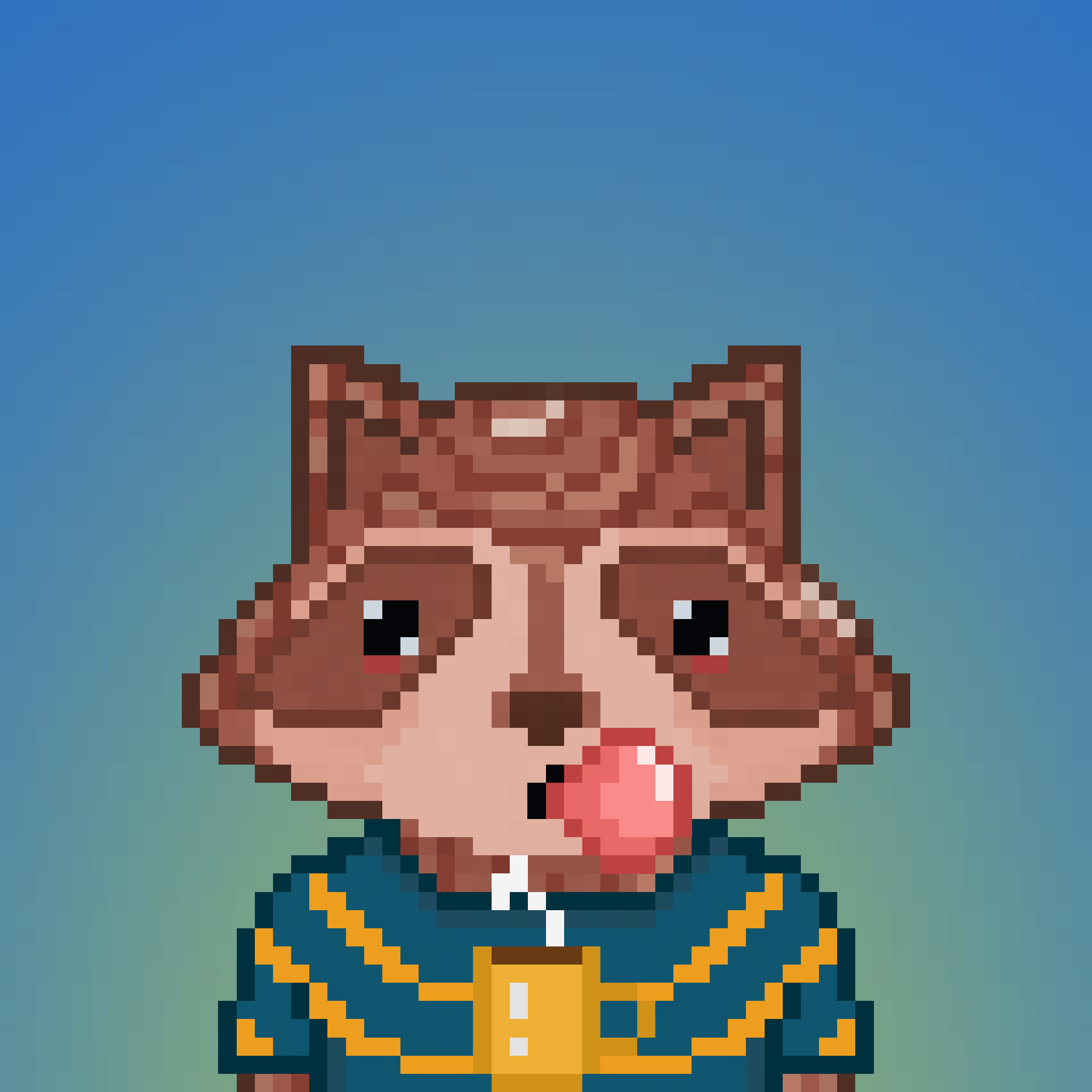 Pixel Raccoon #605 NFT on Algorand