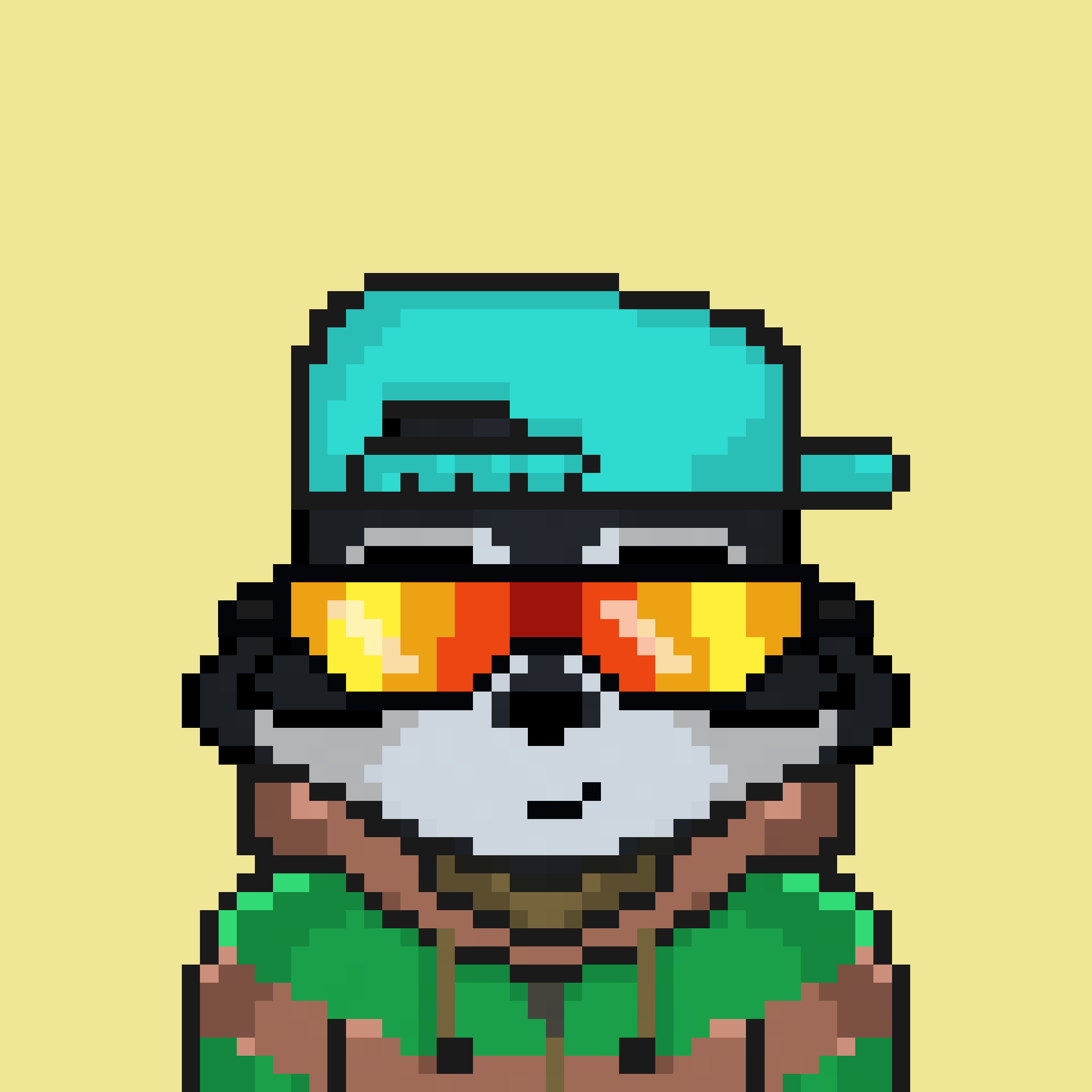 Pixel Raccoon #615 NFT on Algorand
