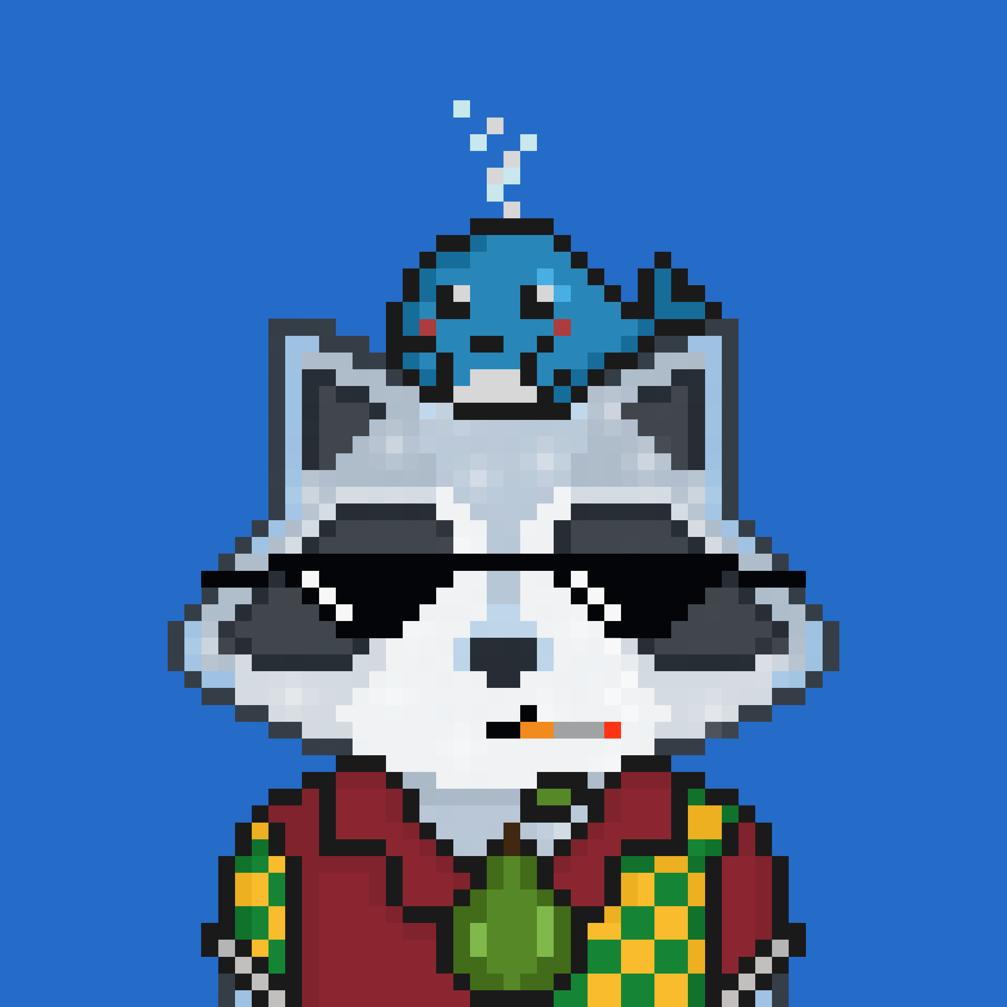 Pixel Raccoon #619 NFT on Algorand