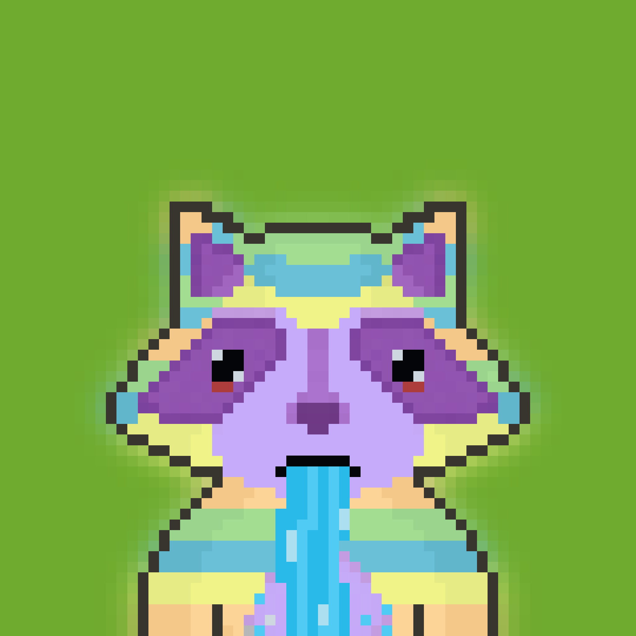 Pixel Raccoon #626 NFT on Algorand