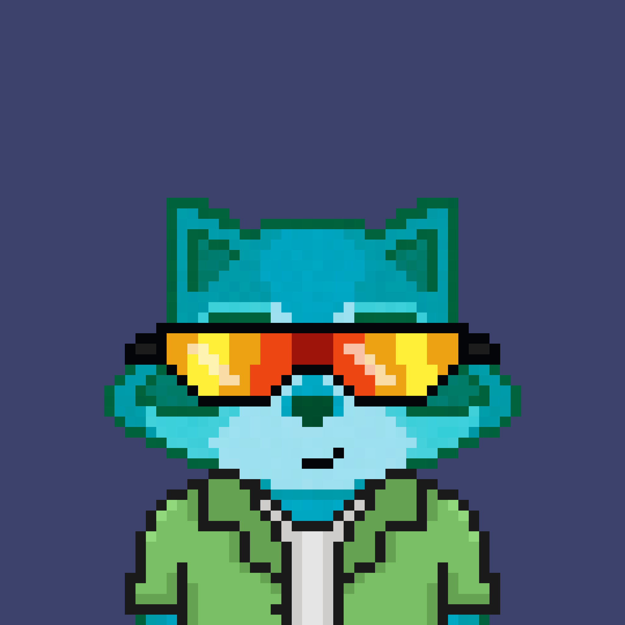 Pixel Raccoon #63 NFT on Algorand