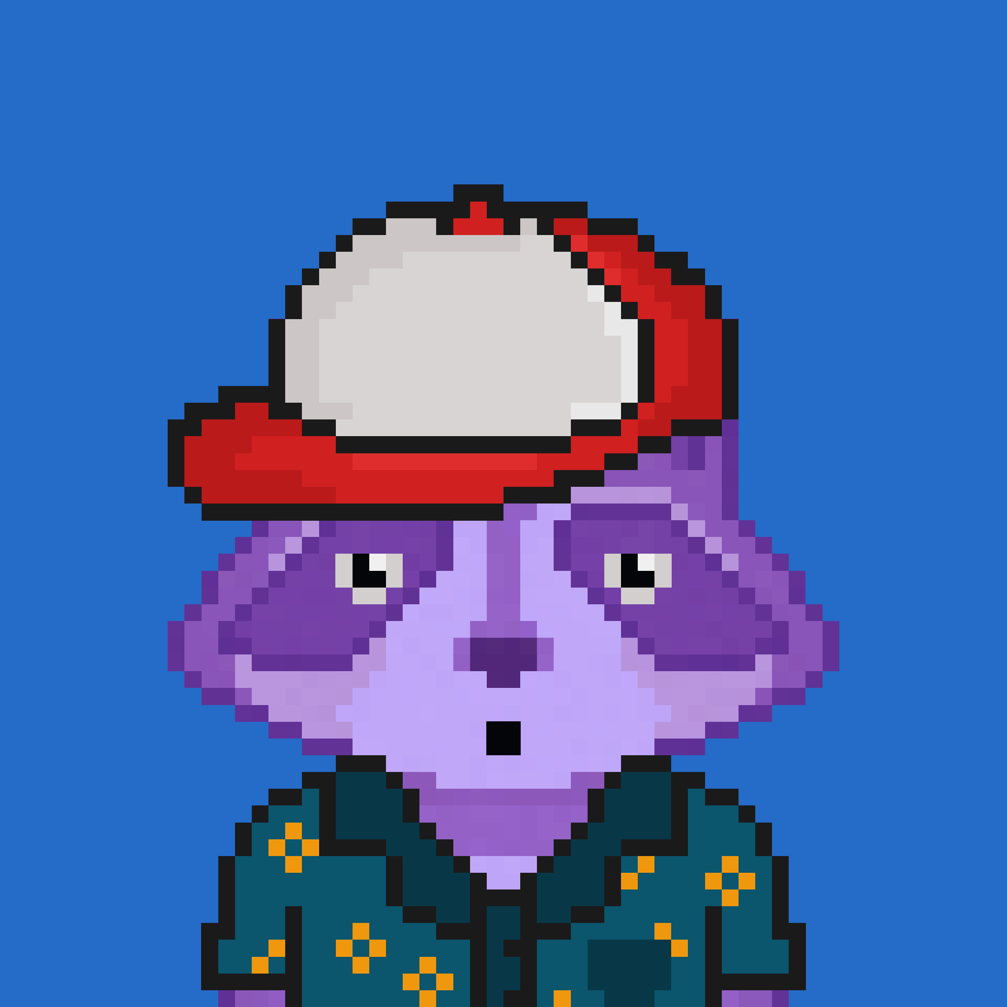 Pixel Raccoon #646 NFT on Algorand