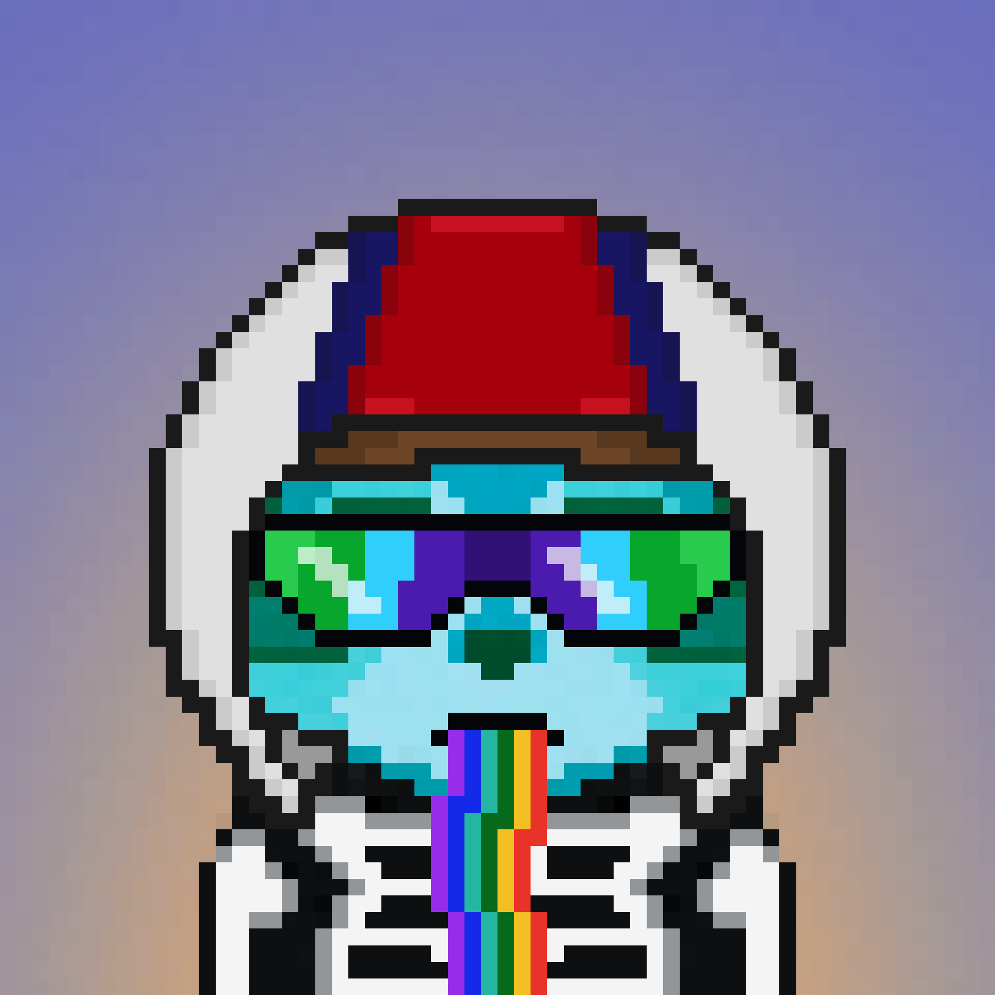 Pixel Raccoon #648 NFT on Algorand