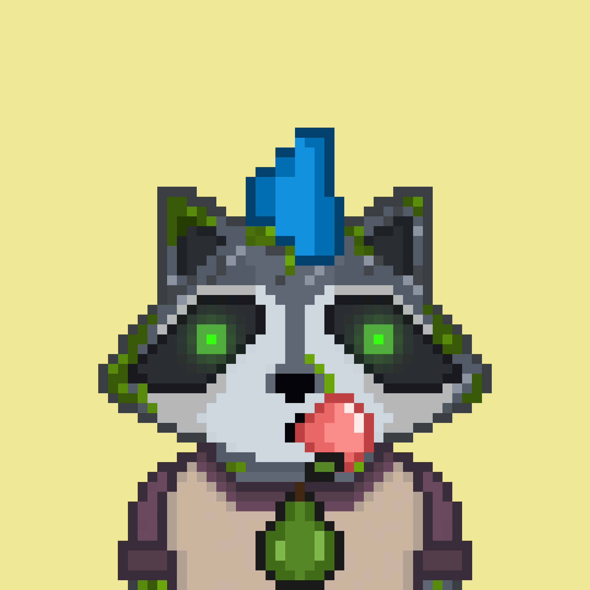 Pixel Raccoon #660 NFT on Algorand