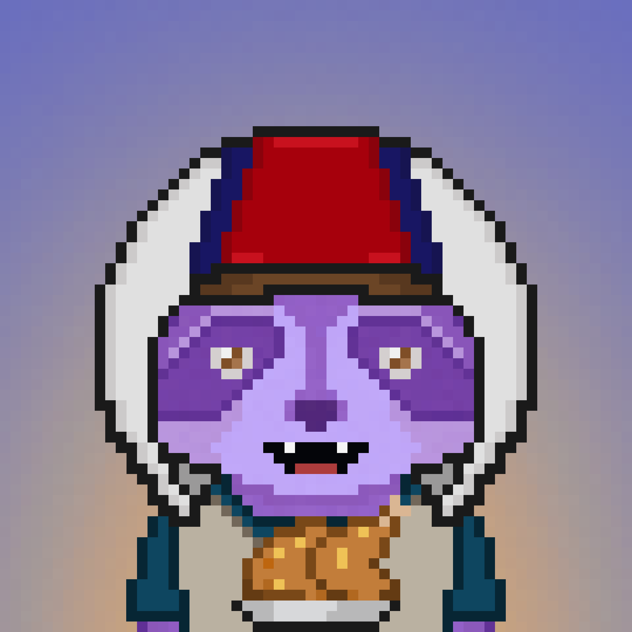 Pixel Raccoon #661 NFT on Algorand