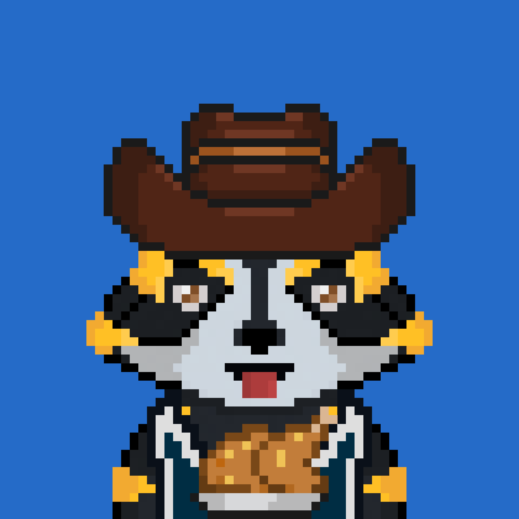 Pixel Raccoon #668 NFT on Algorand