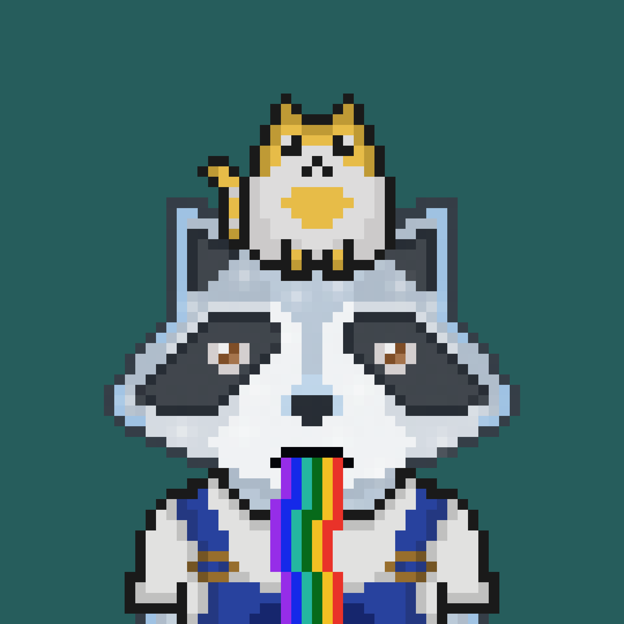 Pixel Raccoon #684 NFT on Algorand