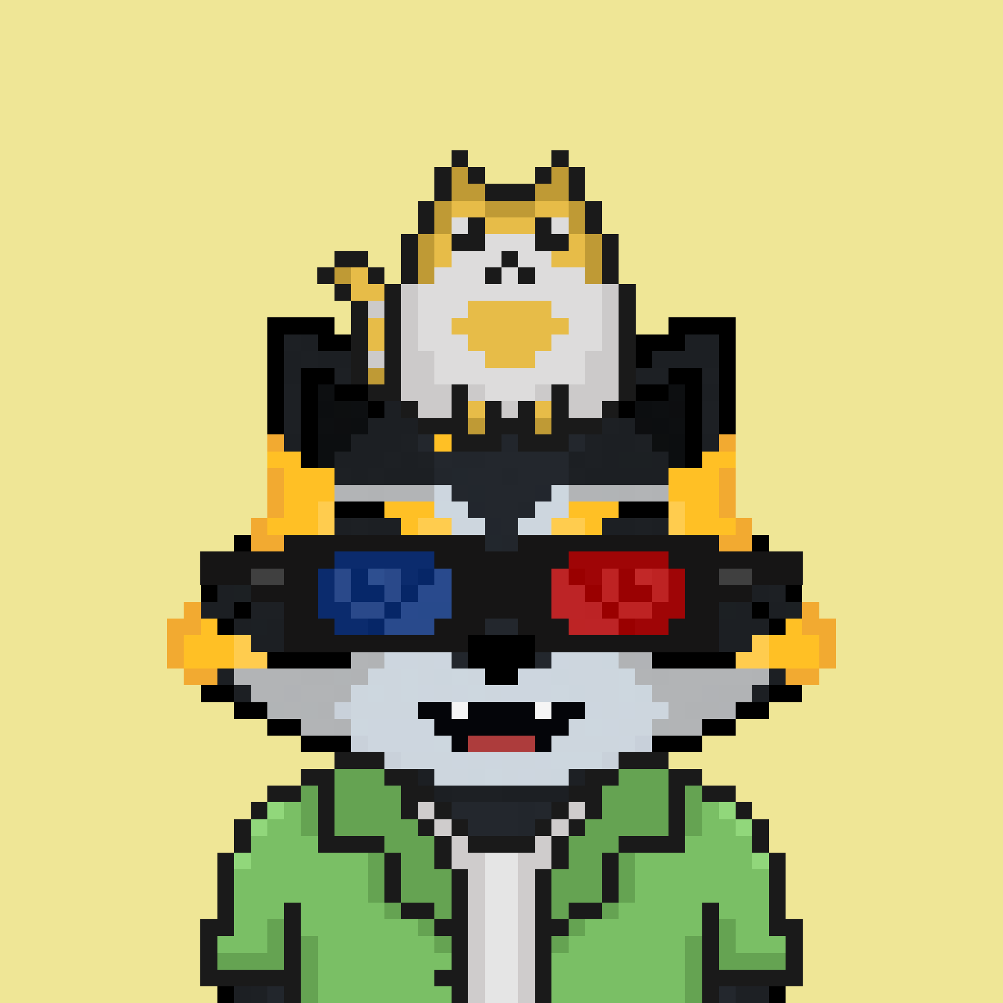 Pixel Raccoon #70 NFT on Algorand