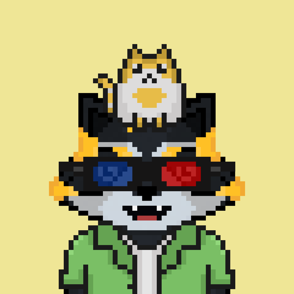 An image of Pixel Raccoon #70