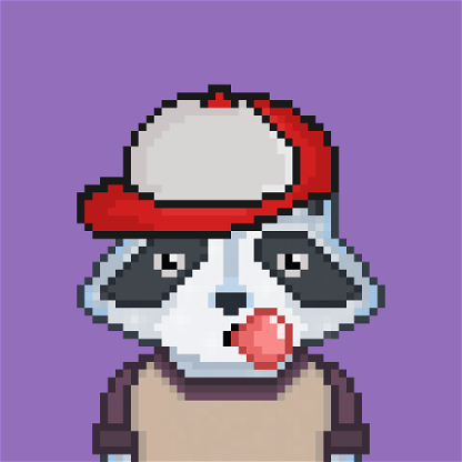 Pixel Raccoon #711