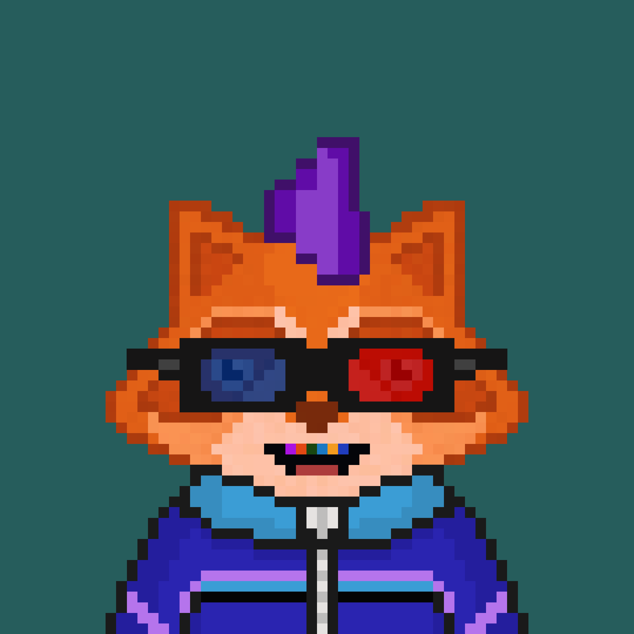 Pixel Raccoon #712 NFT on Algorand