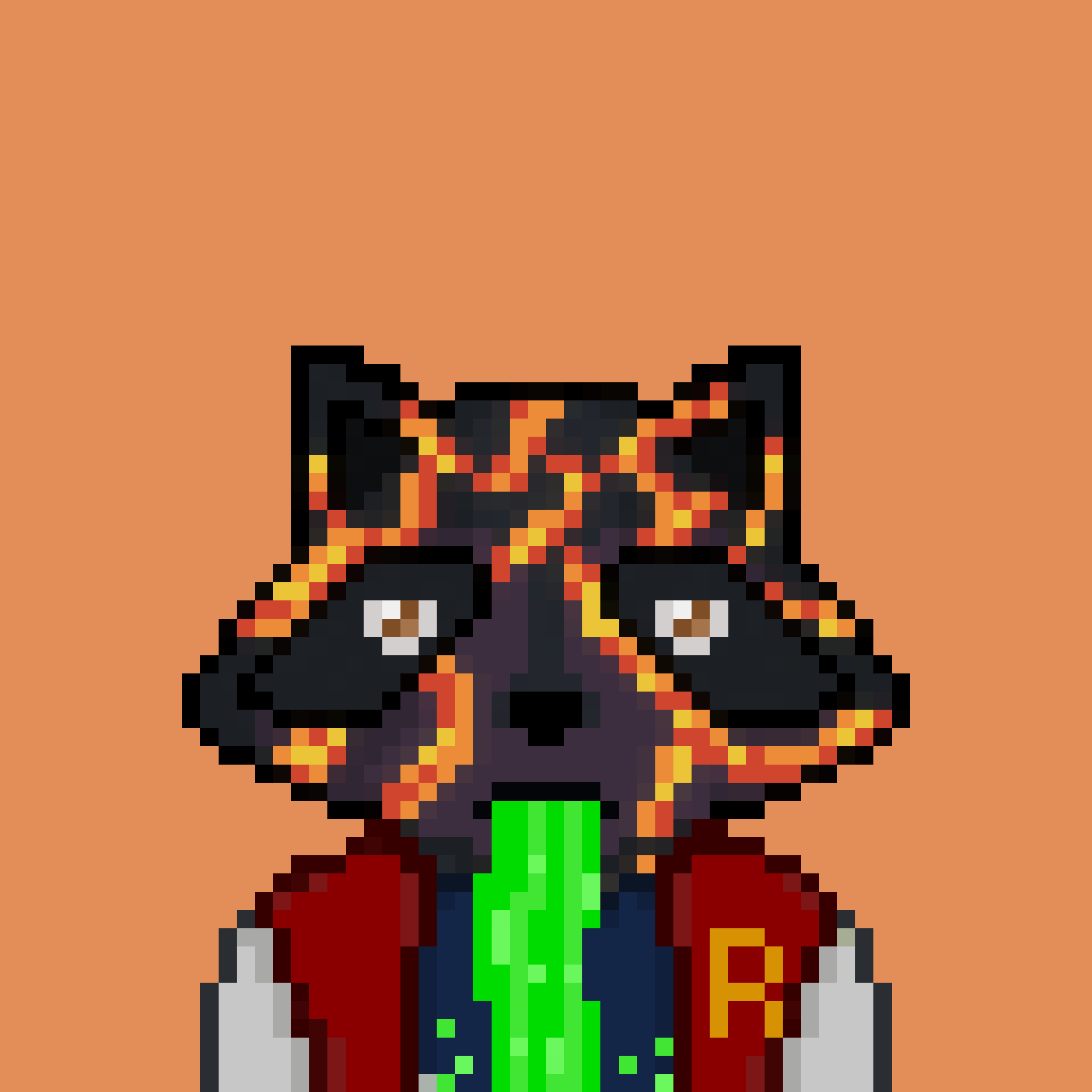 Pixel Raccoon #758 NFT on Algorand