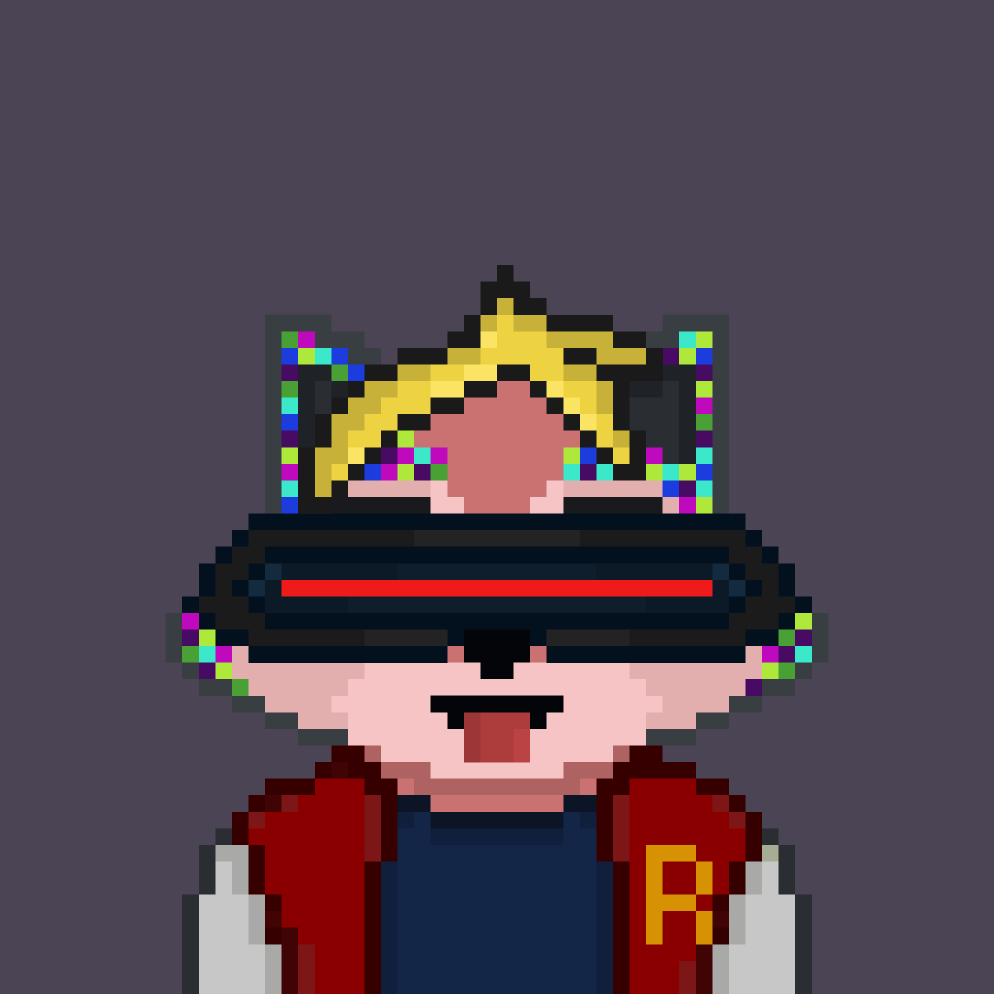 Pixel Raccoon #77 NFT on Algorand