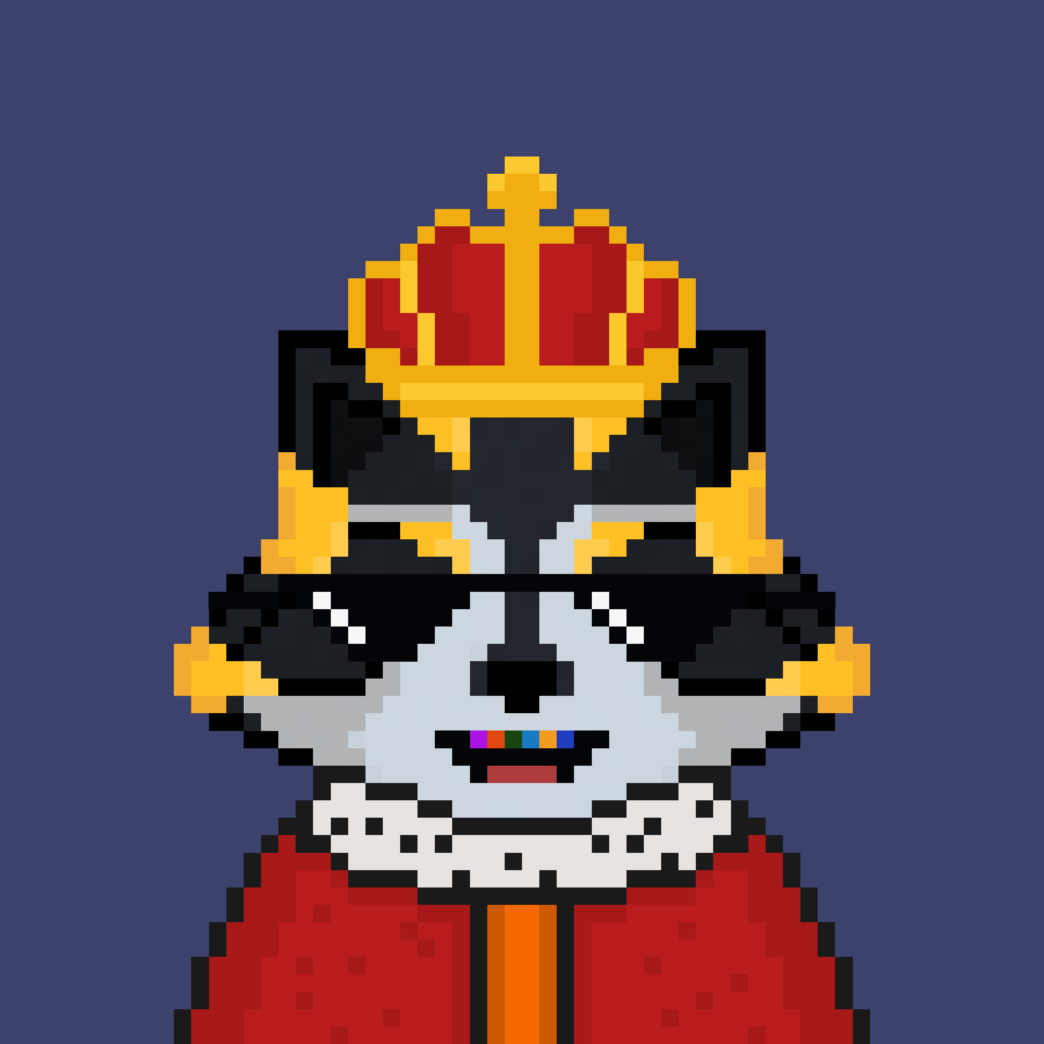 Pixel Raccoon #777 NFT on Algorand