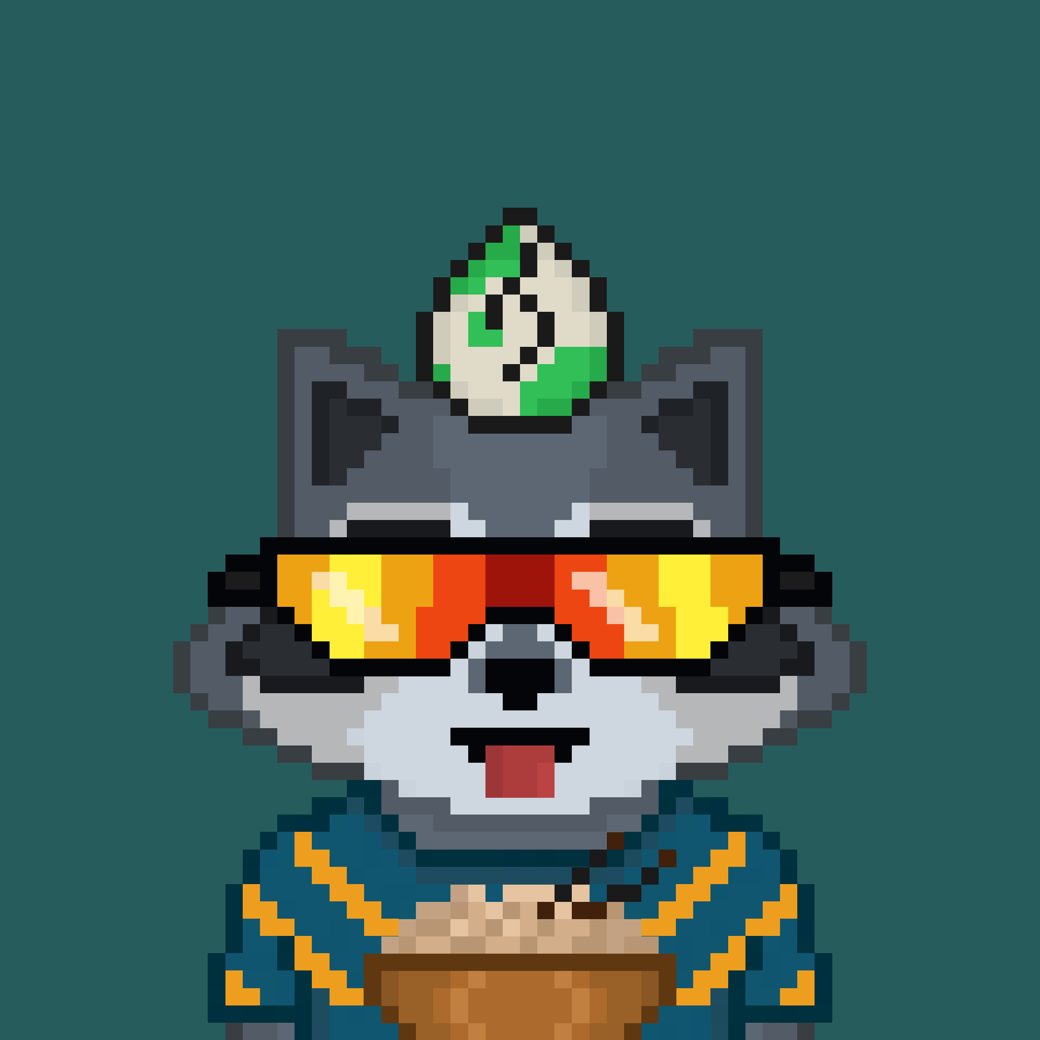 Pixel Raccoon #78 NFT on Algorand