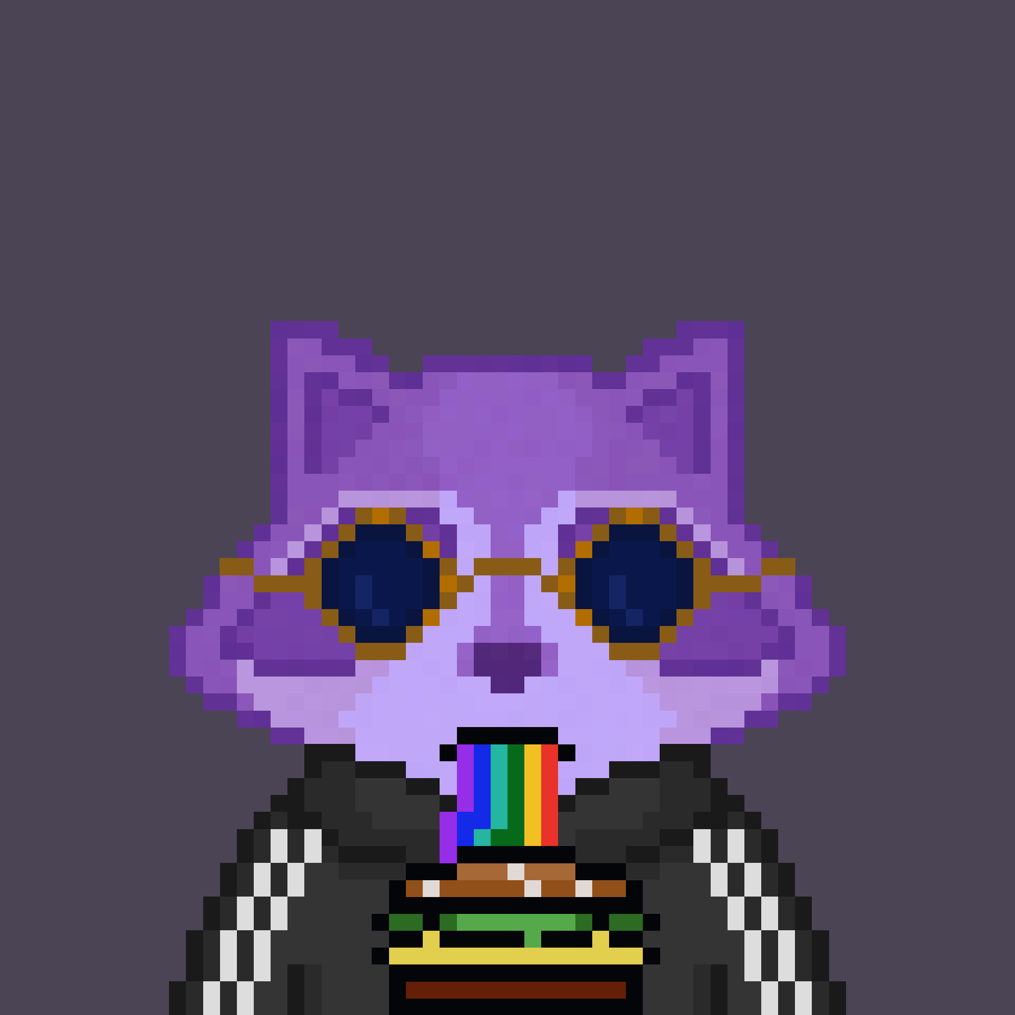 Pixel Raccoon #800 NFT on Algorand