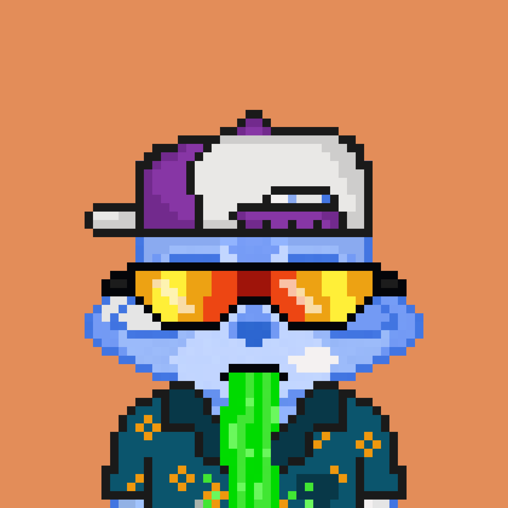 Pixel Raccoon #813 NFT on Algorand