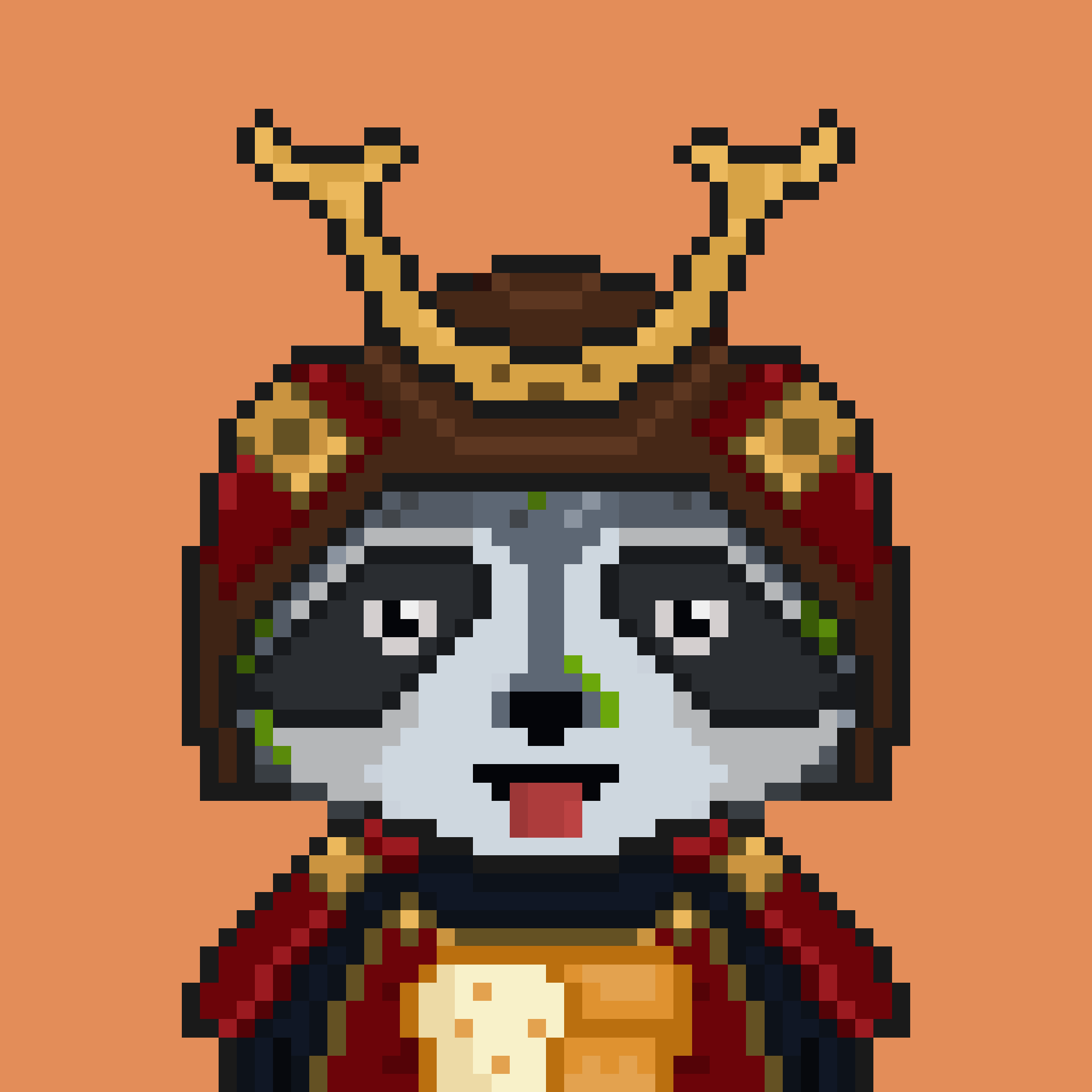 Pixel Raccoon #826 NFT on Algorand