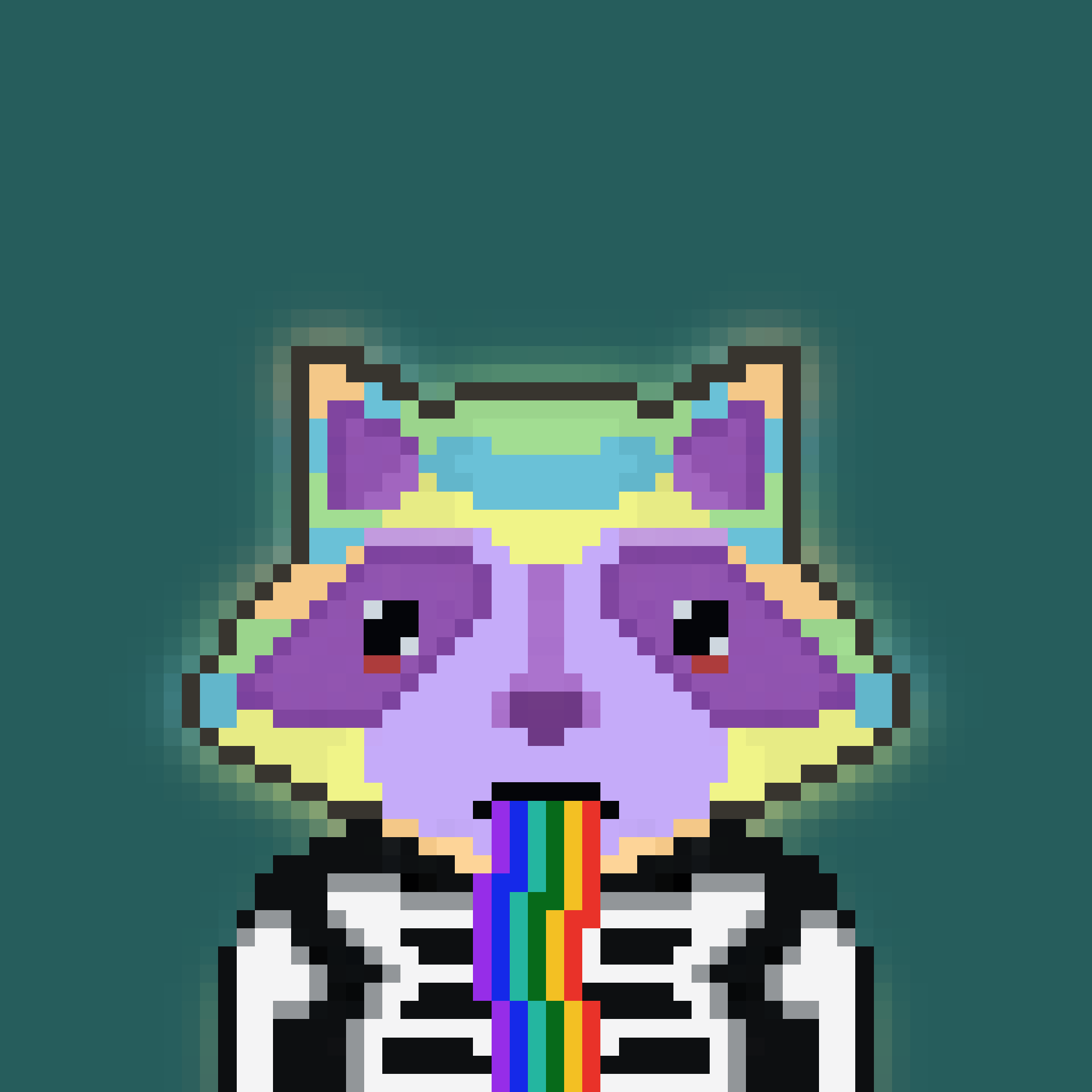 Pixel Raccoon #827 NFT on Algorand