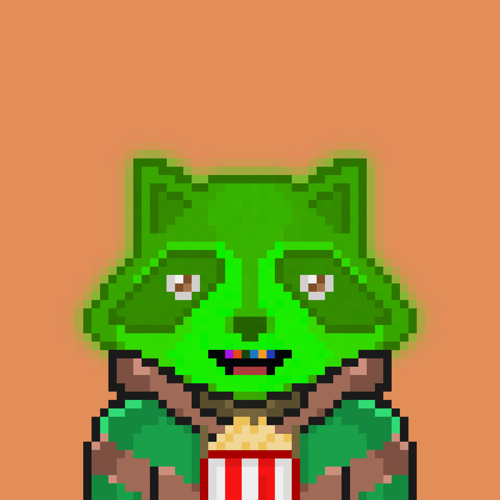 Pixel Raccoon #829 NFT on Algorand