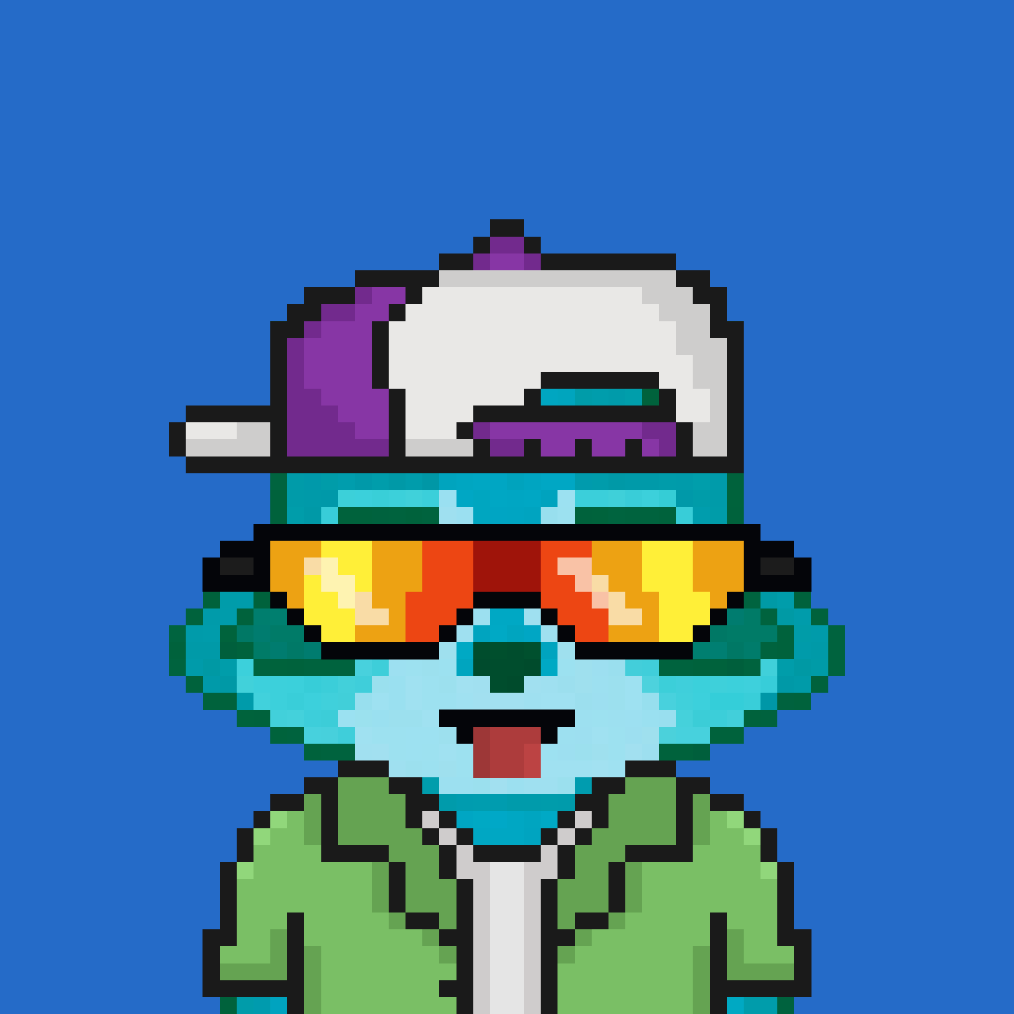 Pixel Raccoon #839 NFT on Algorand