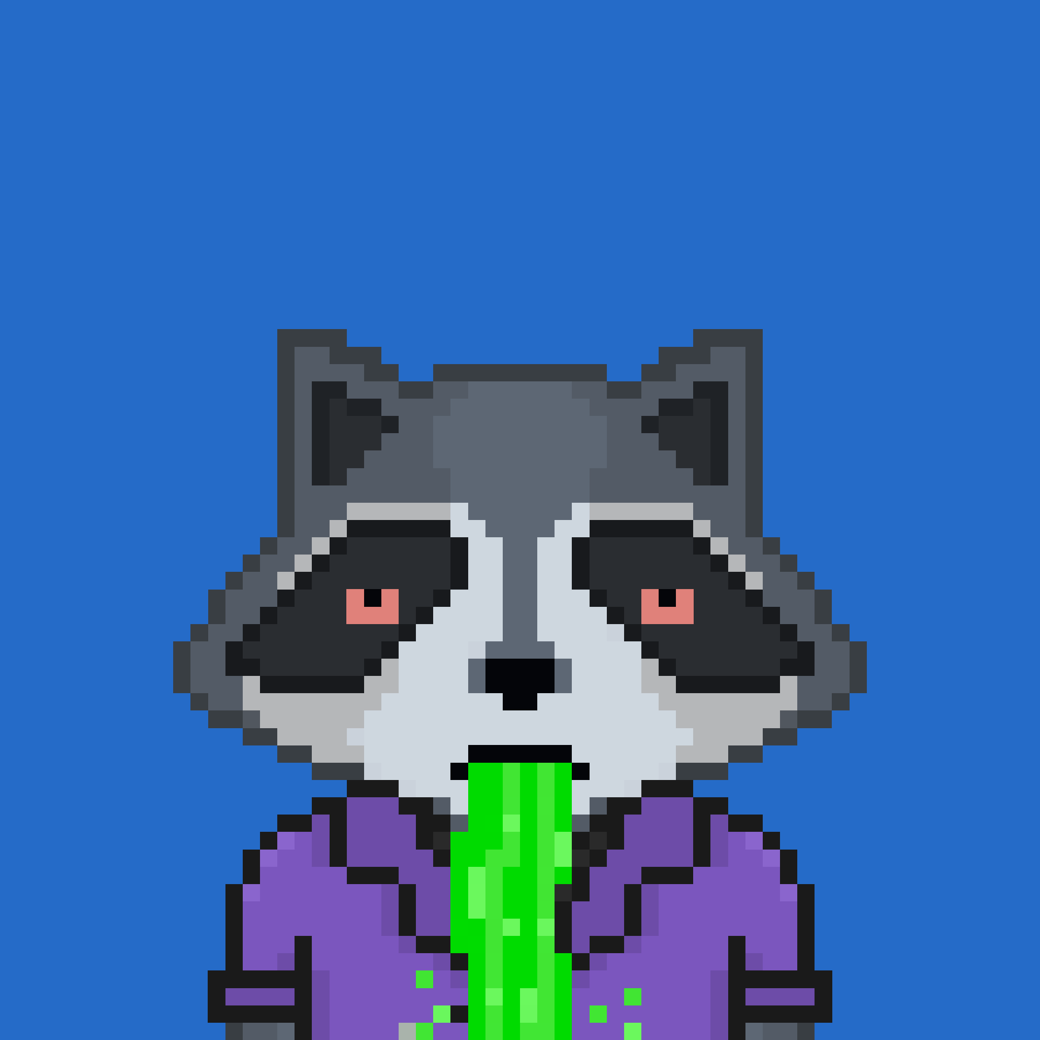 Pixel Raccoon #851 NFT on Algorand