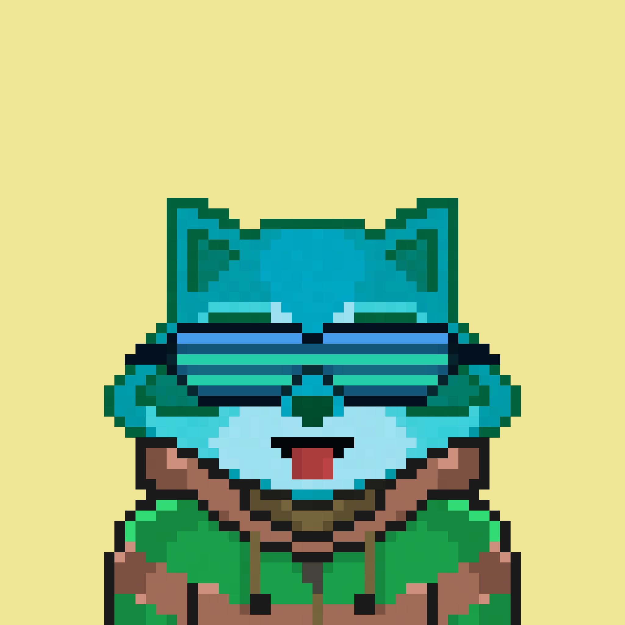 Pixel Raccoon #853 NFT on Algorand