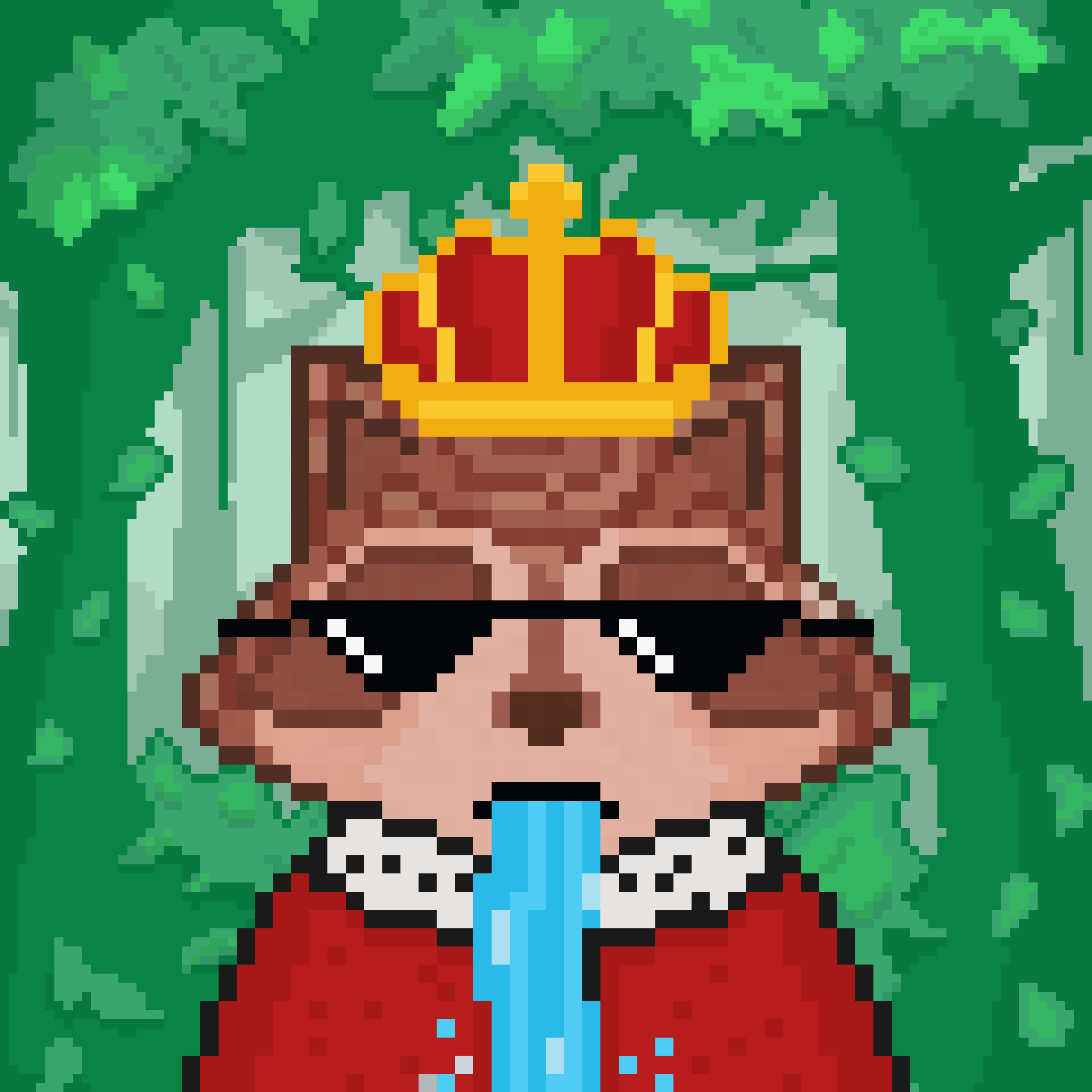 Pixel Raccoon #854 NFT on Algorand