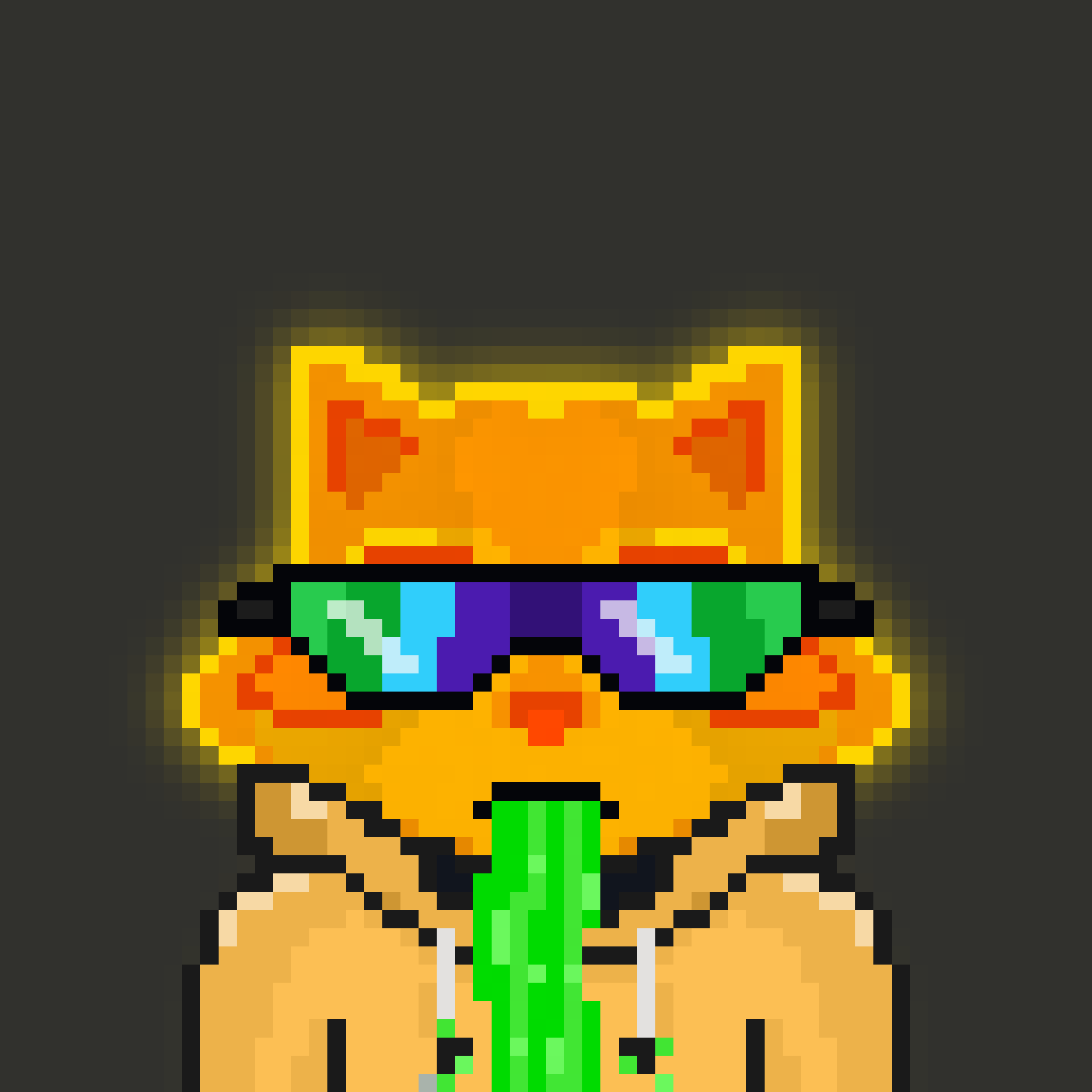 Pixel Raccoon #855 NFT on Algorand