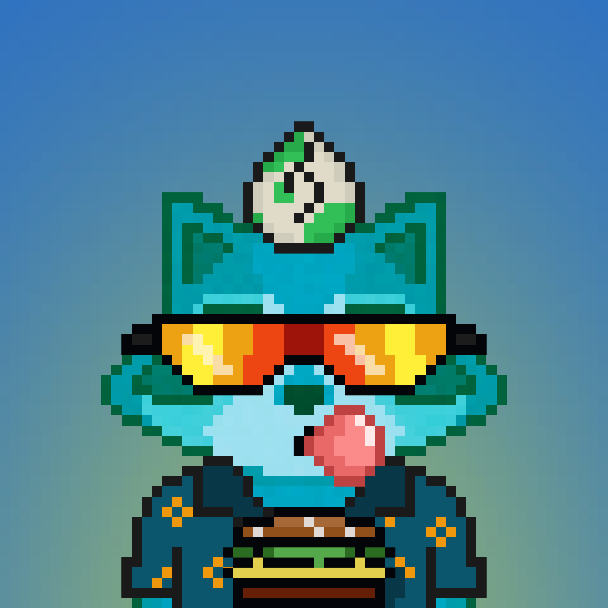 Pixel Raccoon #86 NFT on Algorand