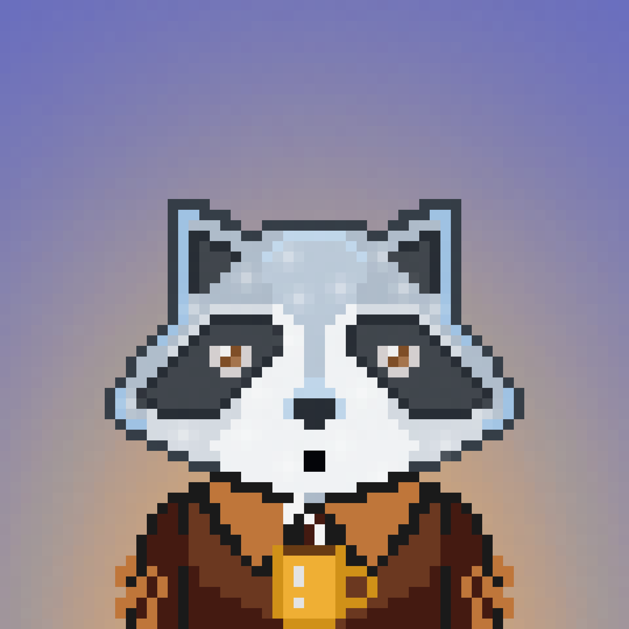 Pixel Raccoon #880 NFT on Algorand