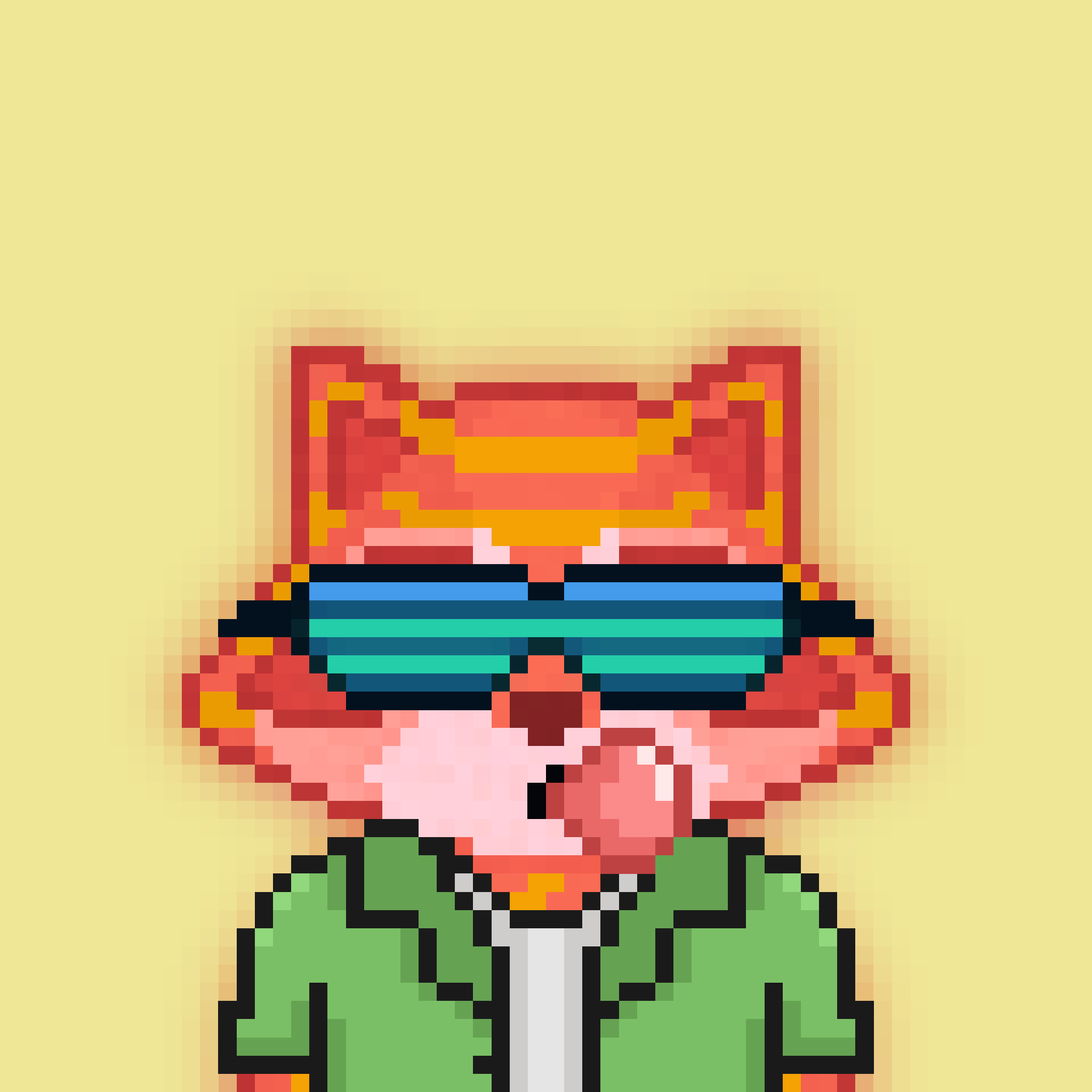 Pixel Raccoon #895 NFT on Algorand