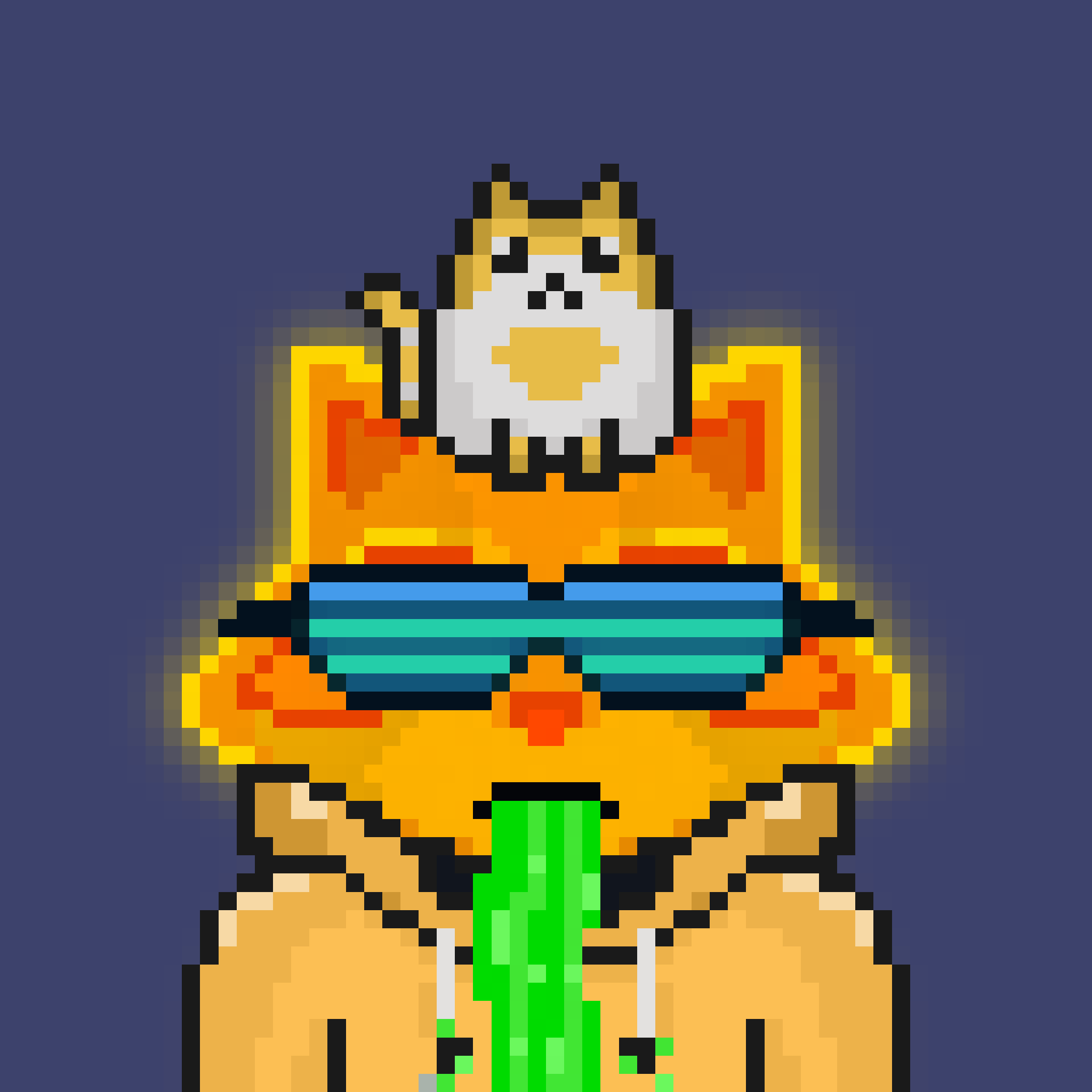 Pixel Raccoon #902 NFT on Algorand