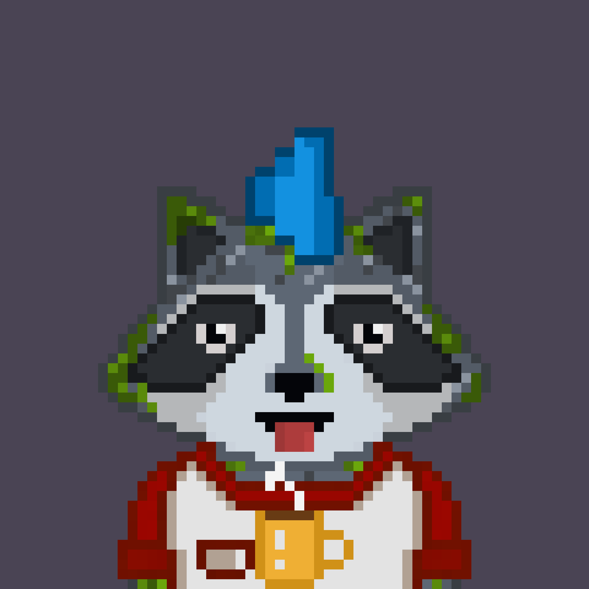 Pixel Raccoon #906 NFT on Algorand