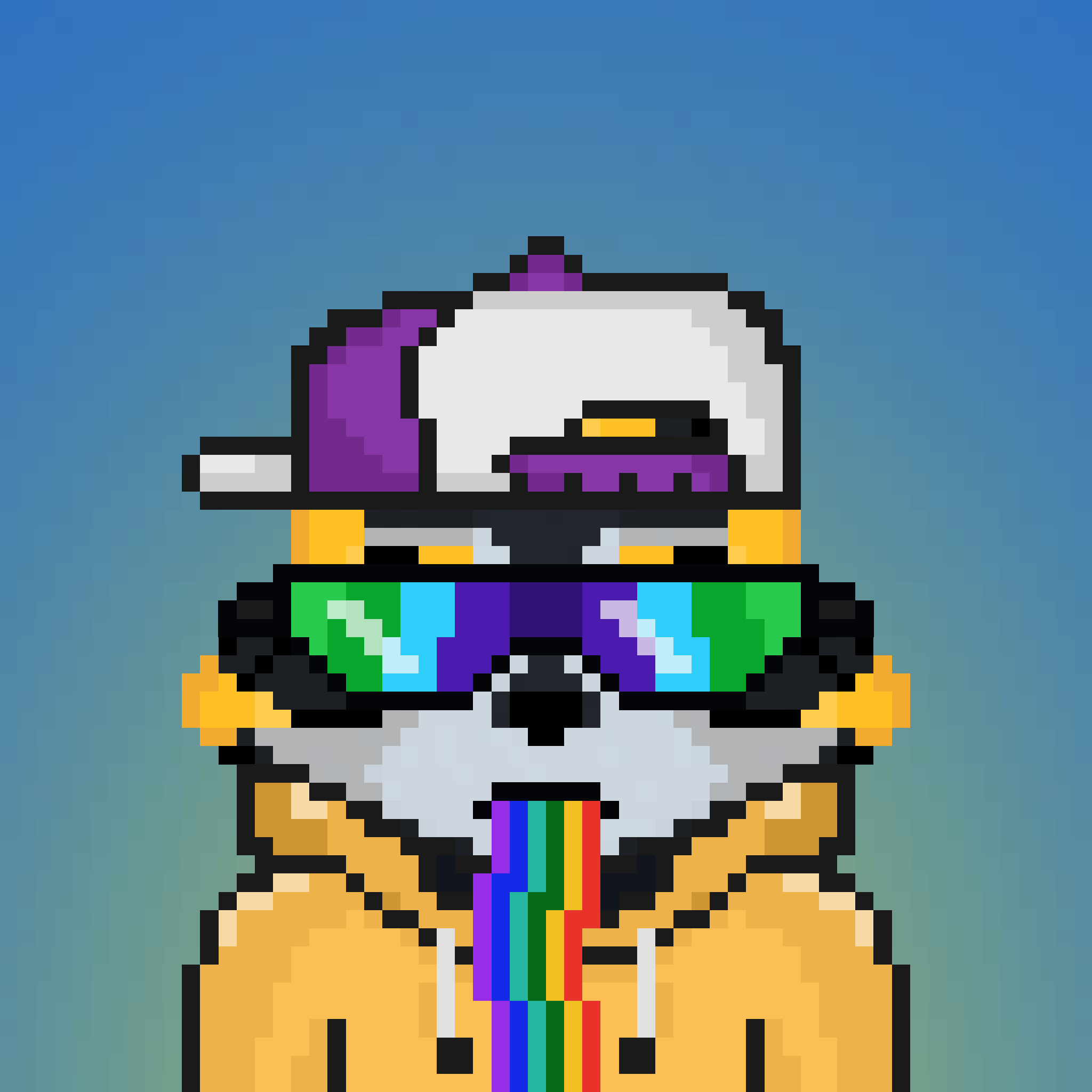 Pixel Raccoon #923 NFT on Algorand