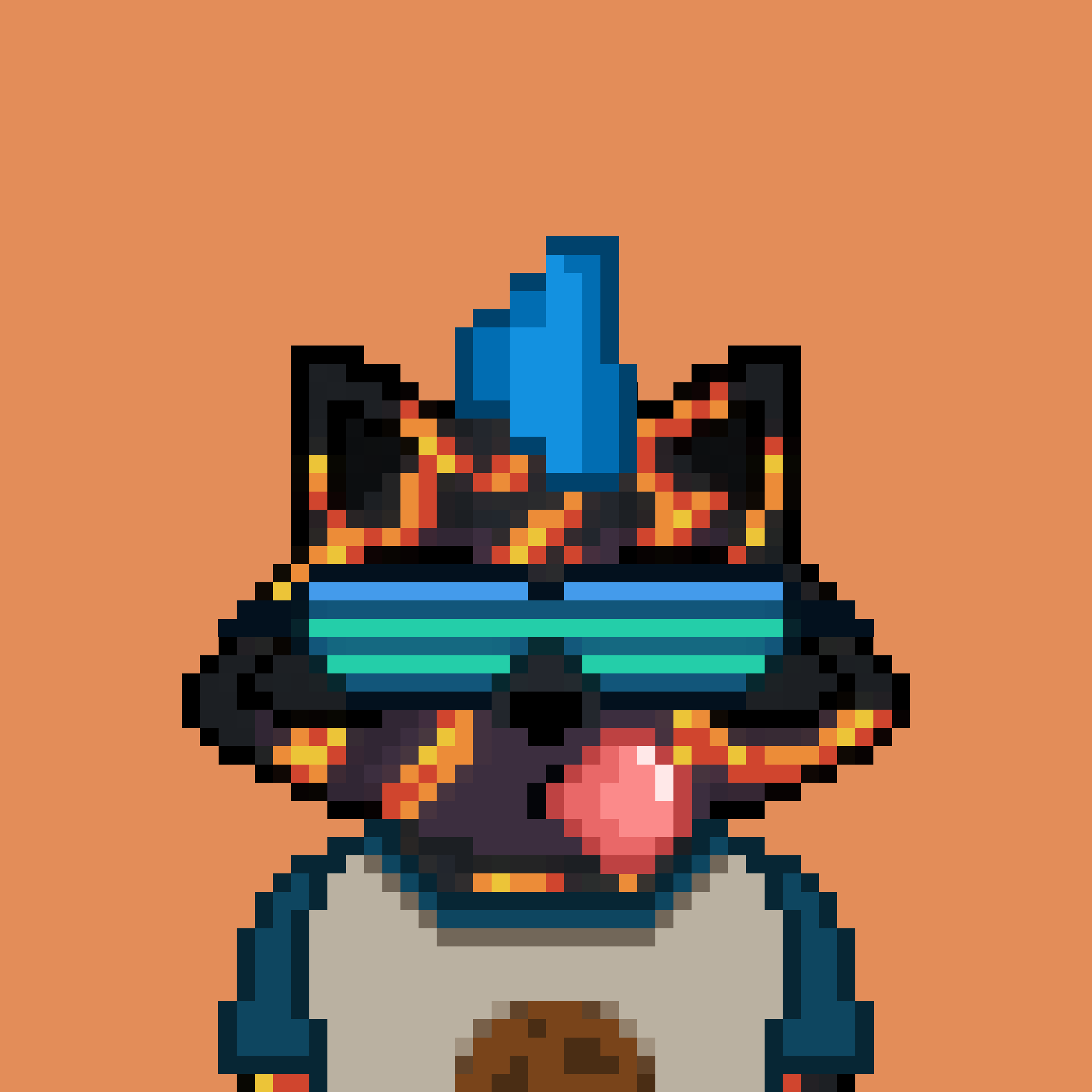 Pixel Raccoon #944 NFT on Algorand