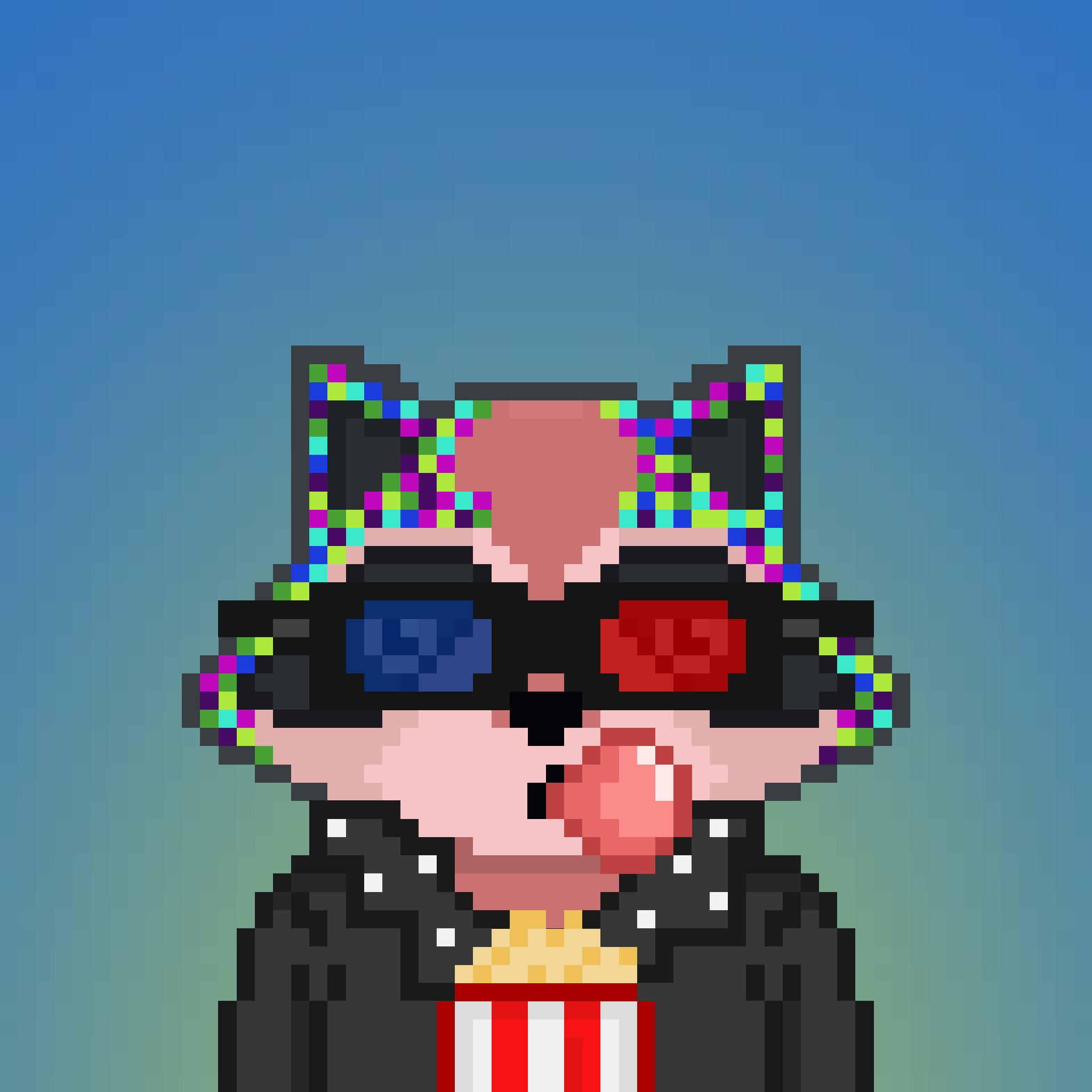 Pixel Raccoon #967 NFT on Algorand