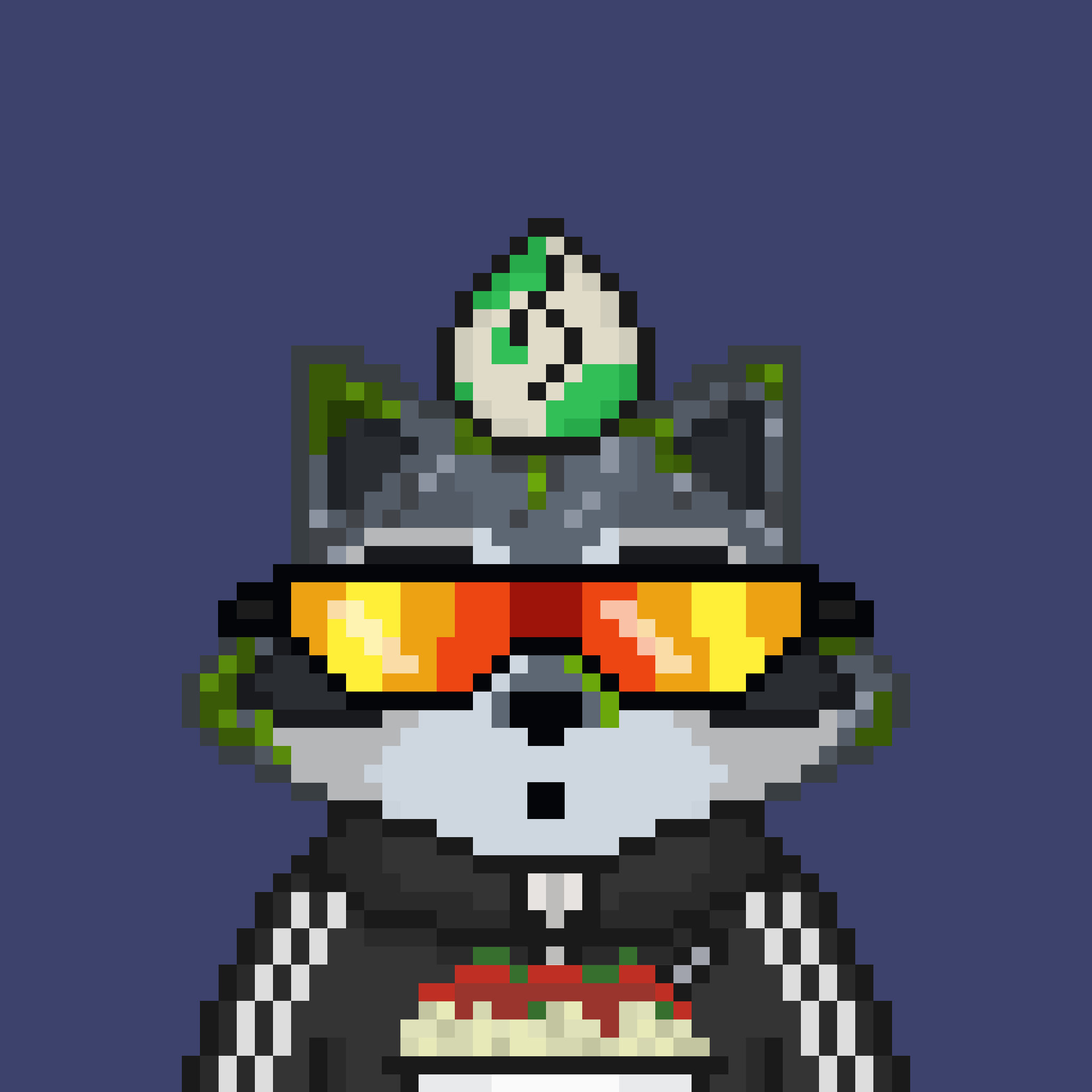 Pixel Raccoon #968 NFT on Algorand