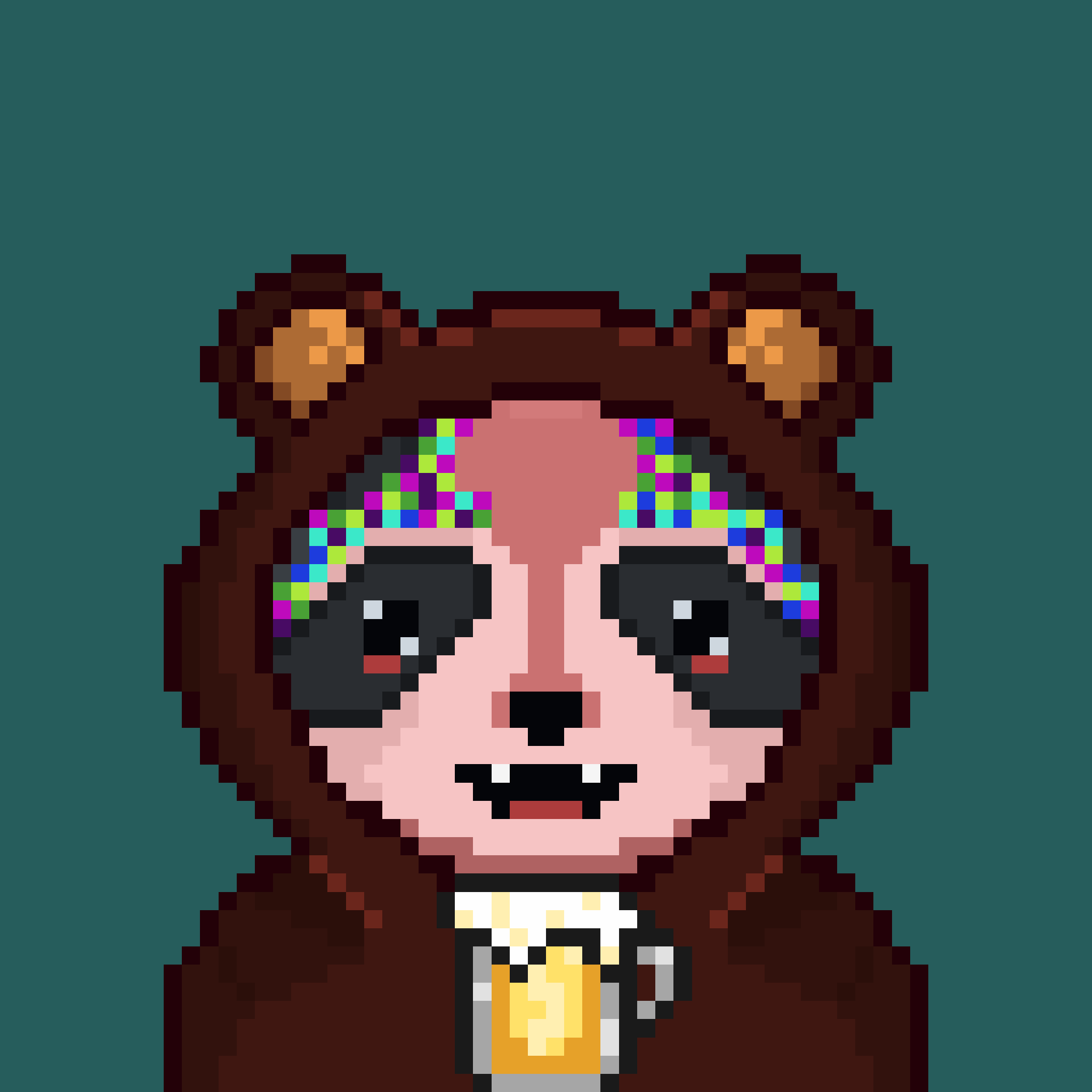 Pixel Raccoon #971 NFT on Algorand