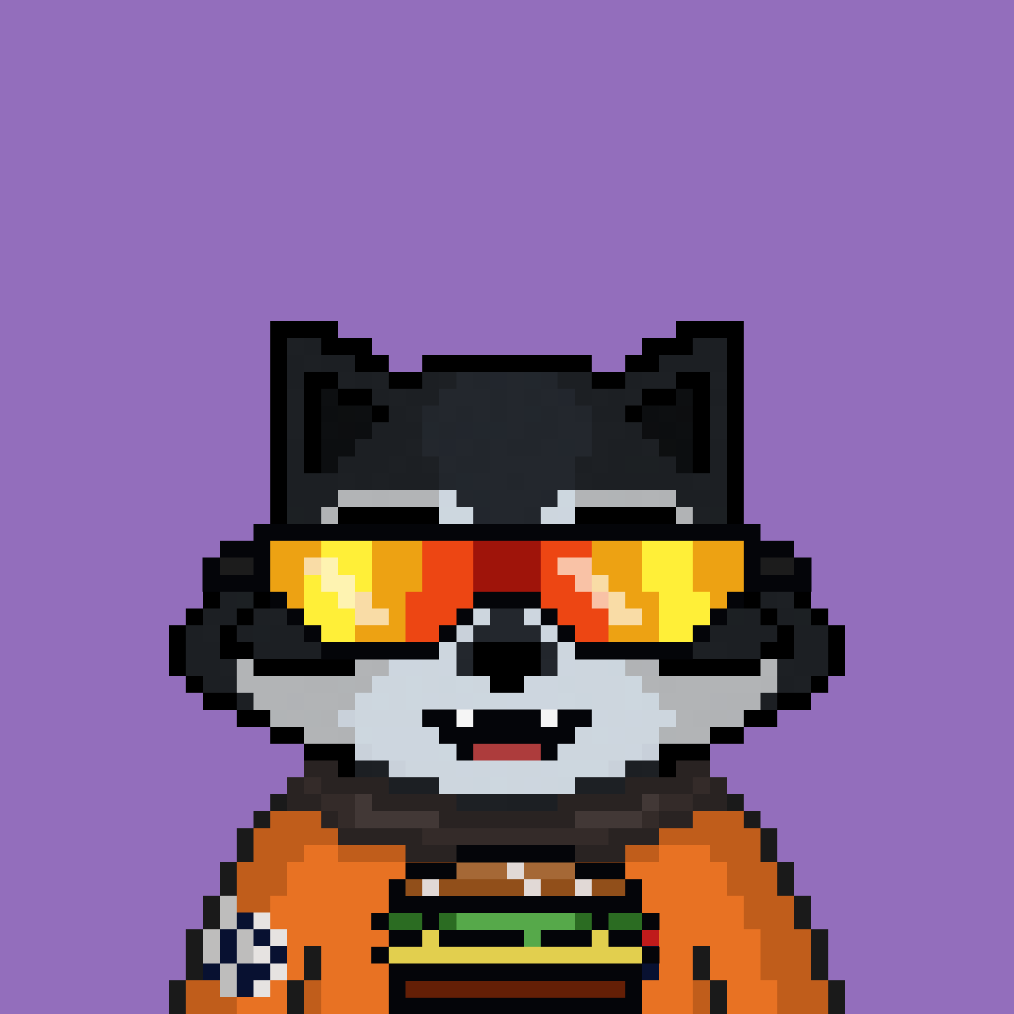 Pixel Raccoon #99 NFT on Algorand