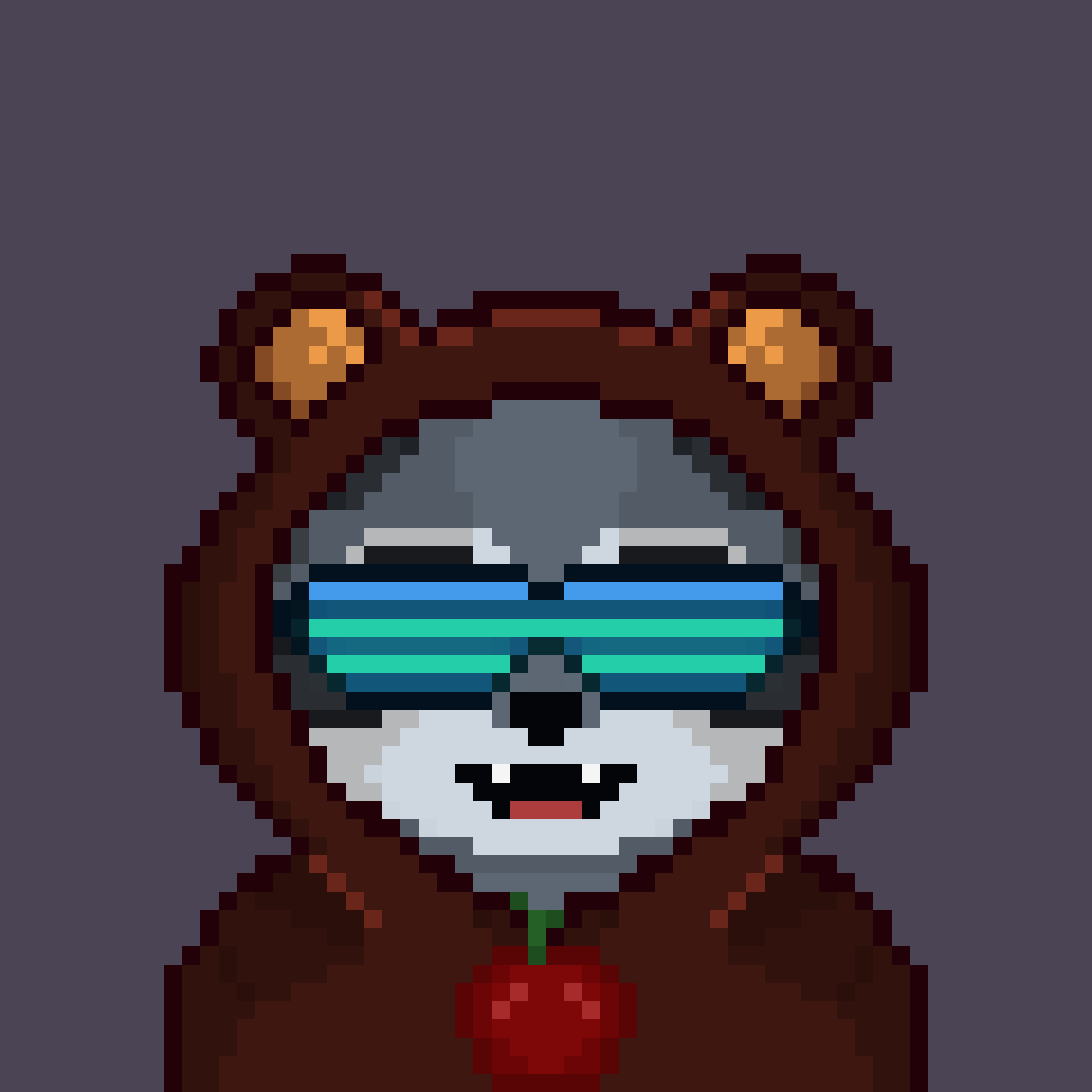 Pixel Raccoon #999 NFT on Algorand