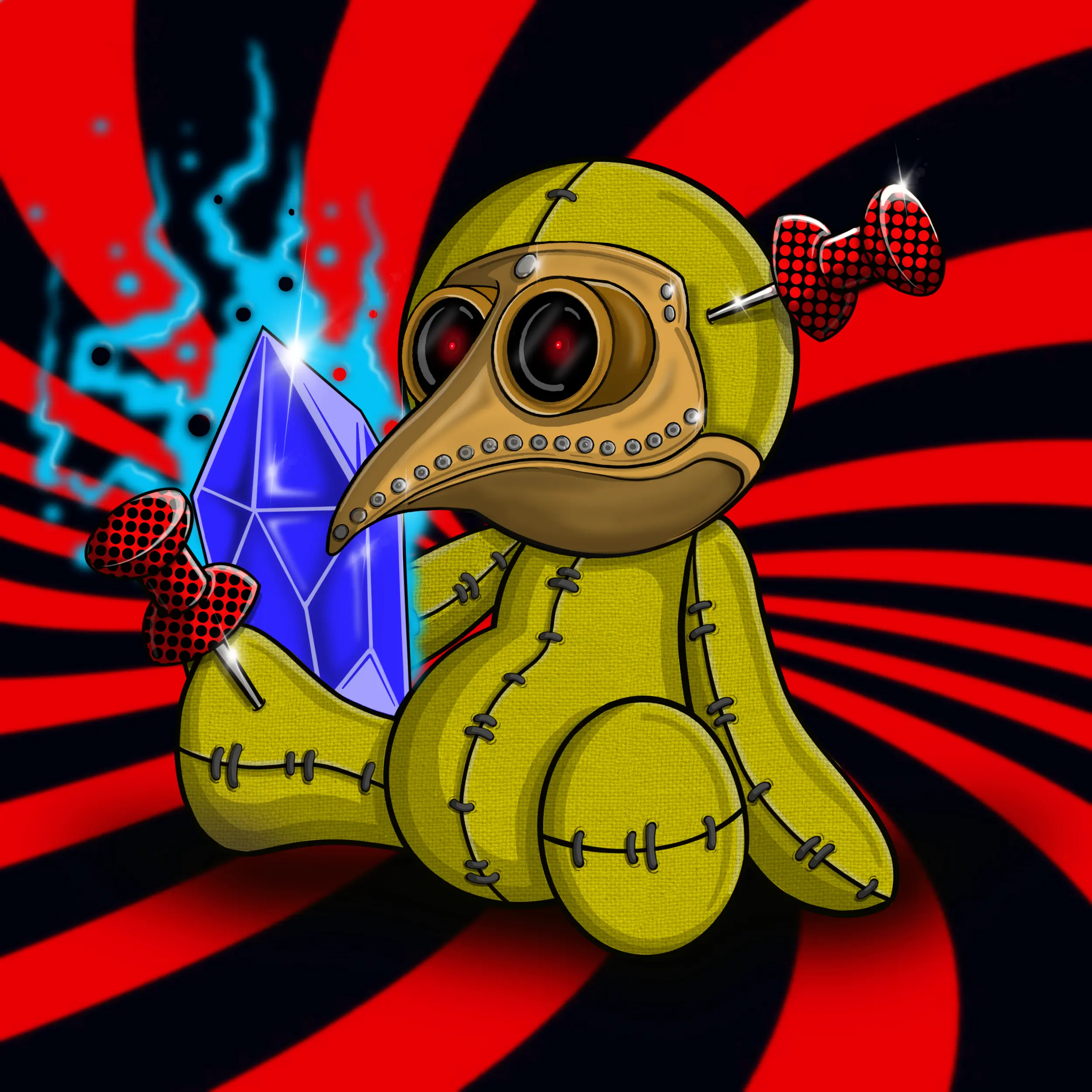 Trippy Stitch #1206 NFT on Algorand