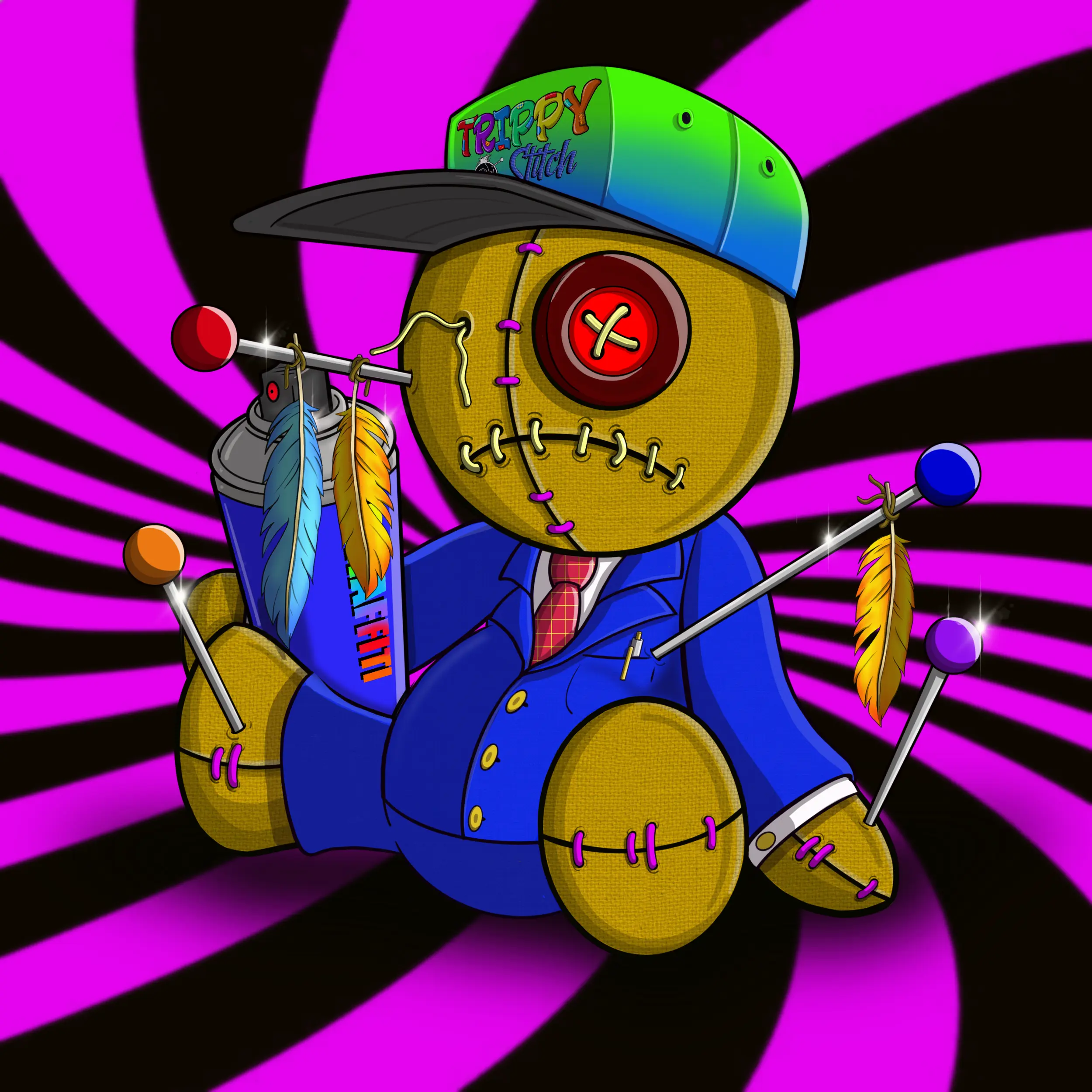 Trippy Stitch #716 NFT on Algorand