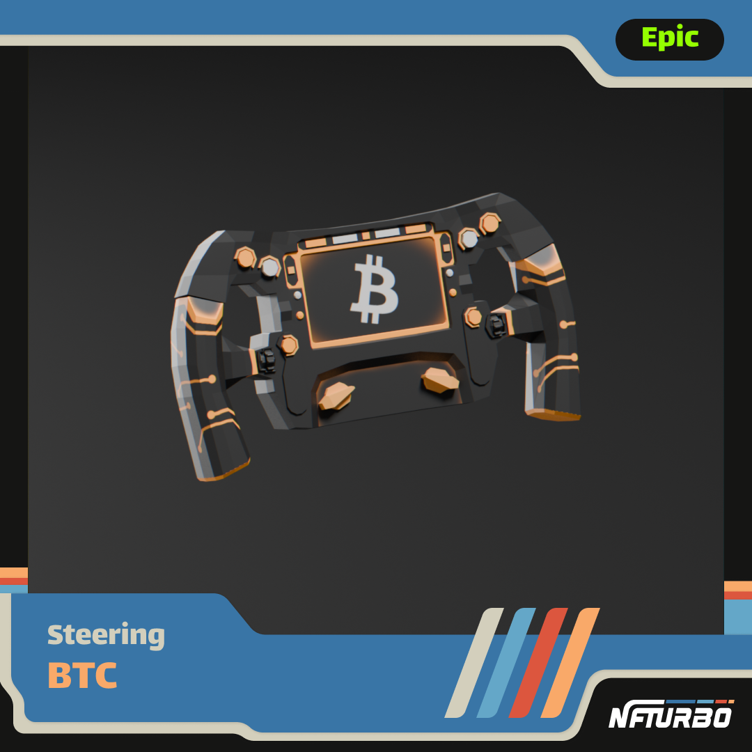 BTC Steering Wheel NFT on Algorand