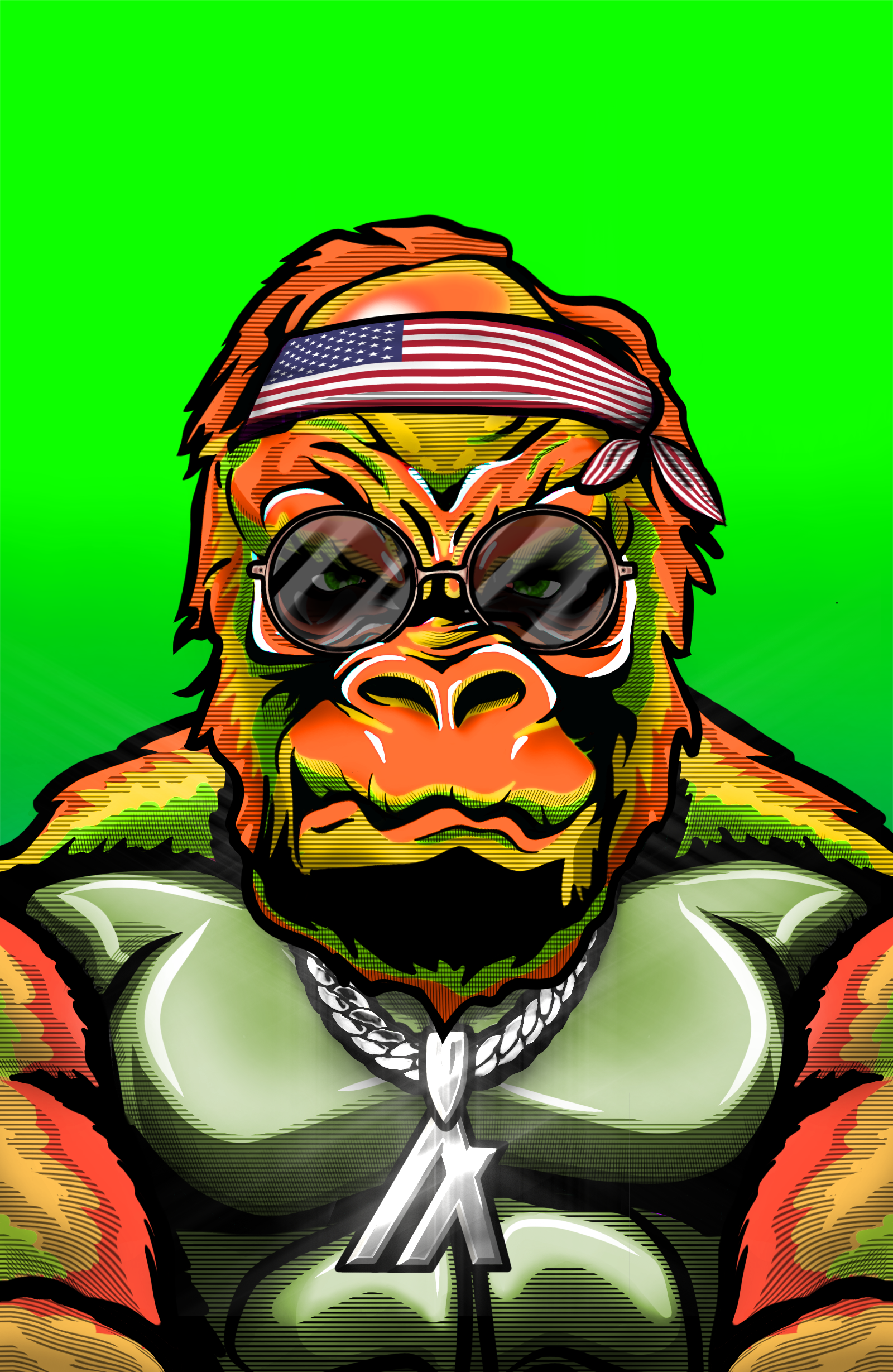Gangster Gorilla 721 NFT on Algorand