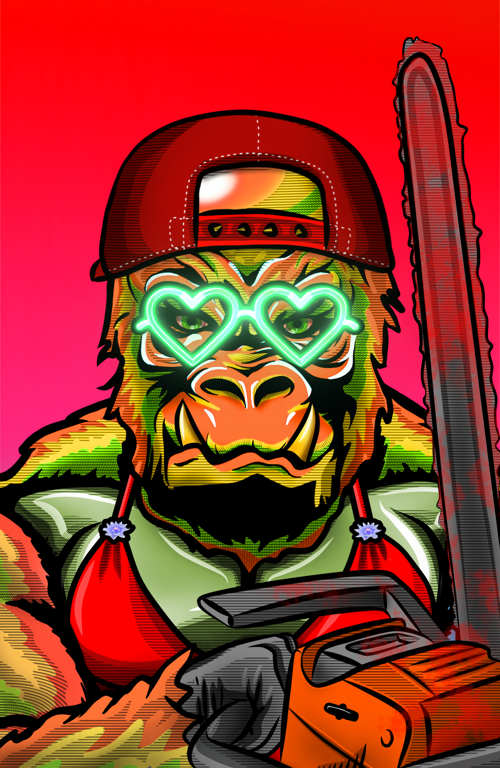 Gangster Gorilla 722 NFT on Algorand
